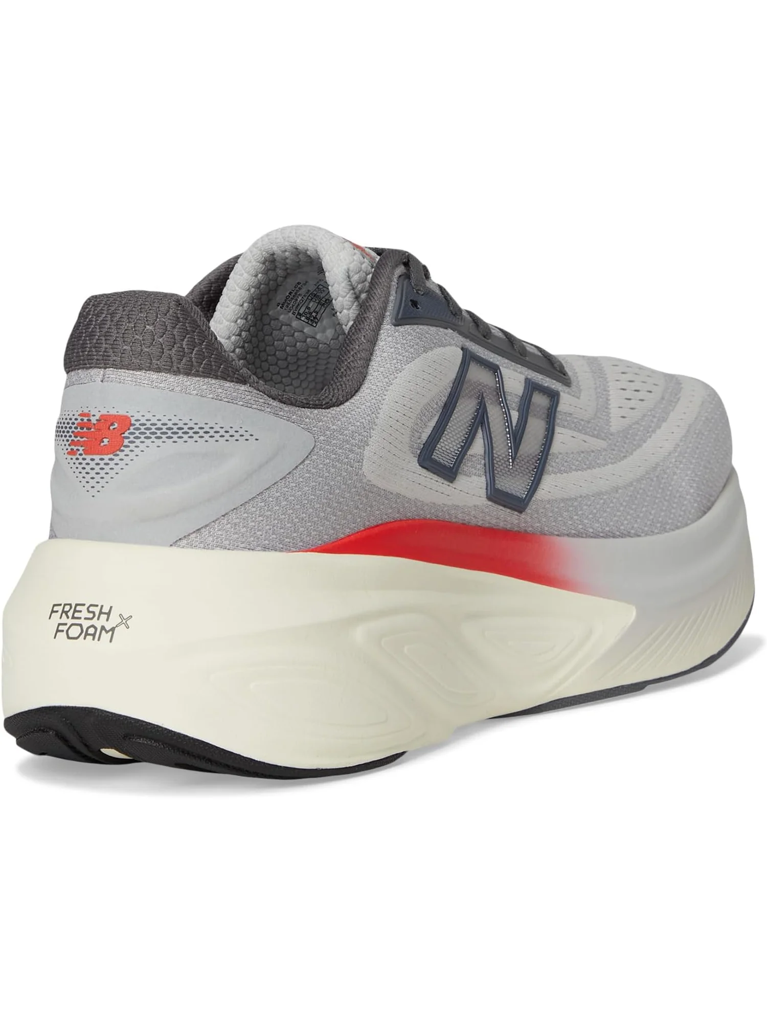 Кроссовки New Balance Fresh Foam X More v6 — изображение 5 из 7, серый/красный