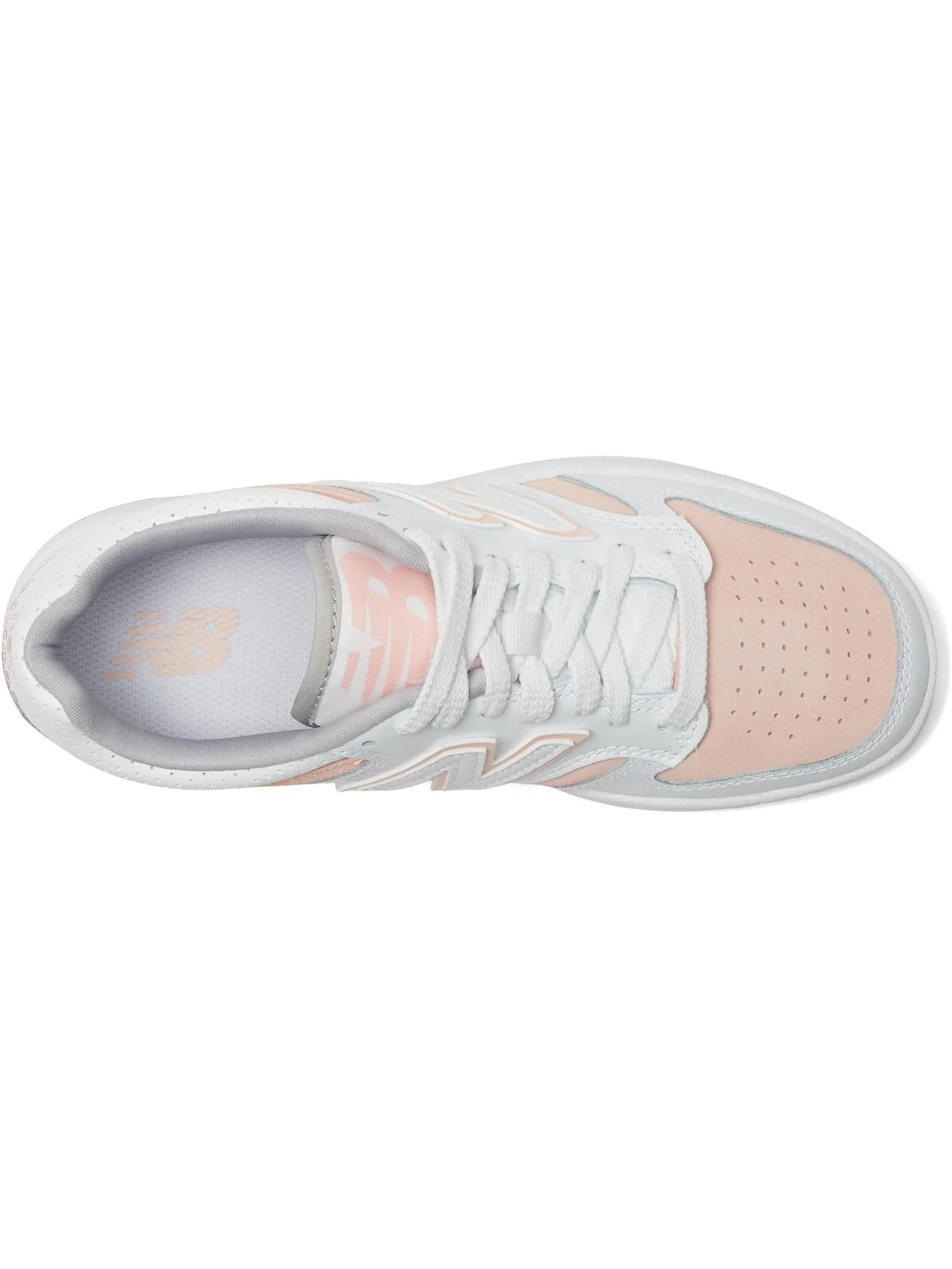 Кроссовки New Balance Kids 480 — изображение 2 из 7, белый/розовый
