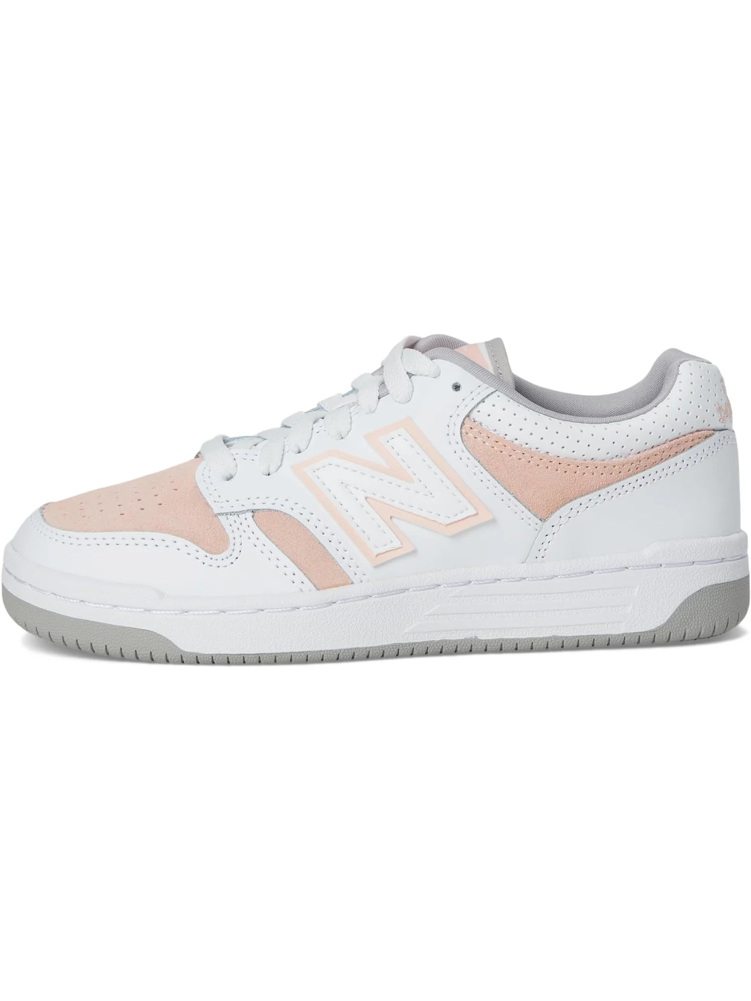 Кроссовки New Balance Kids 480 — изображение 4 из 7, белый/розовый