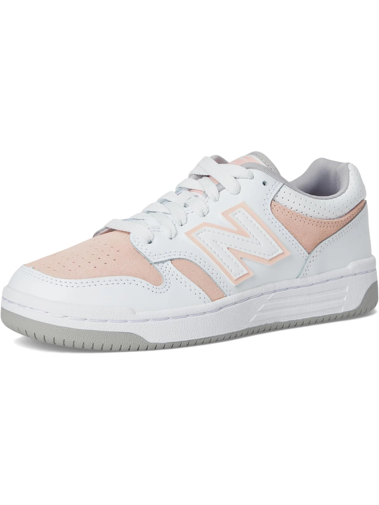 Кроссовки New Balance Kids 480 — изображение 7 из 7, белый/розовый