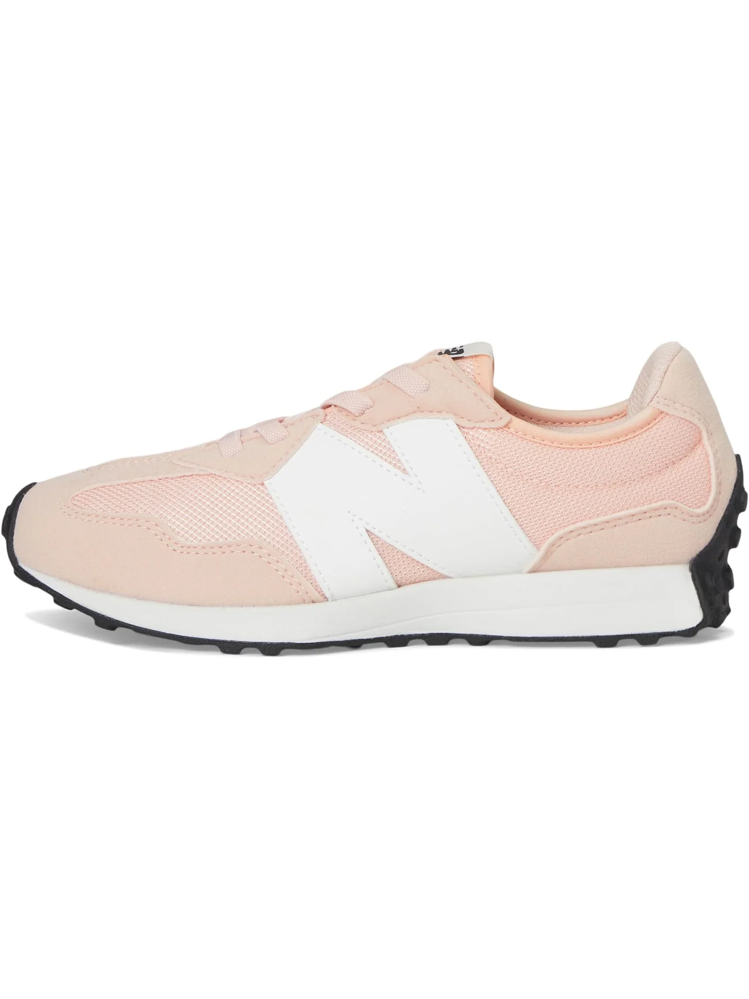 Кроссовки New Balance Kids 327 Bungee Lace — изображение 4 из 7, розовый/белый