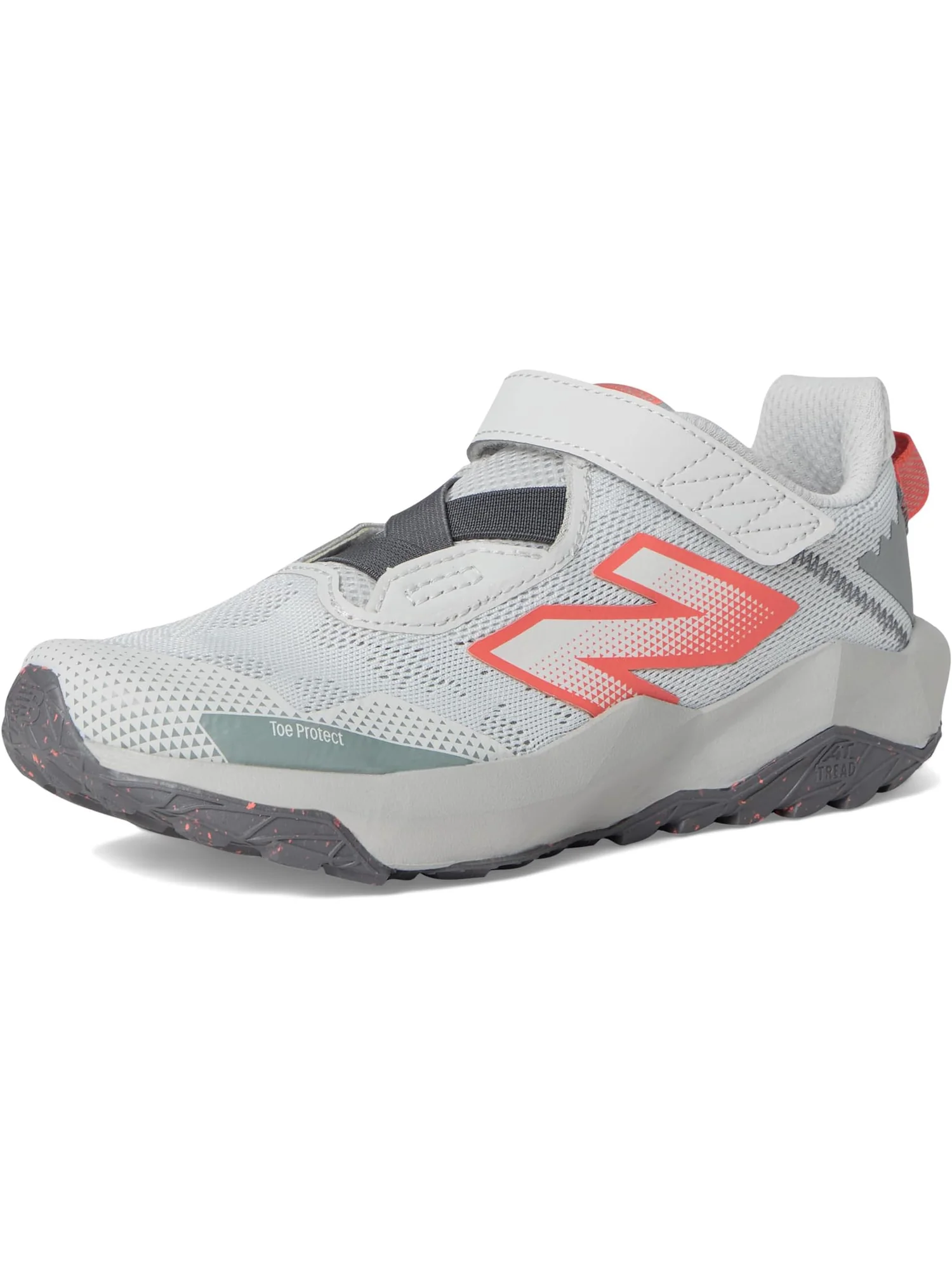 Кроссовки New Balance Kids Dynasoft Nitrel V6 Bungee Lace With Top Strap — изображение 7 из 7, серый/серый