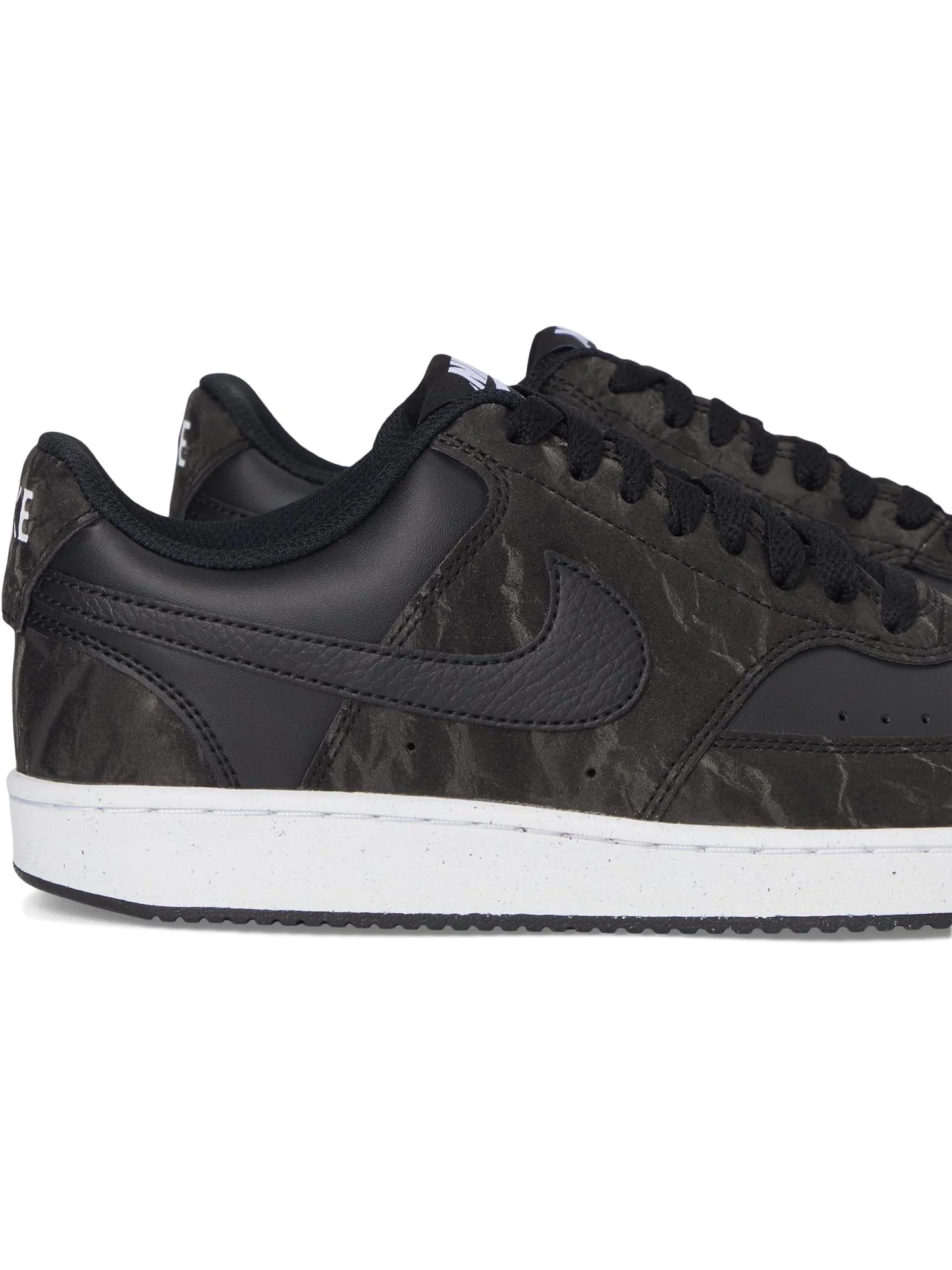 Кроссовки Nike Court Vision Low — изображение 6 из 7, черный/черный/белый