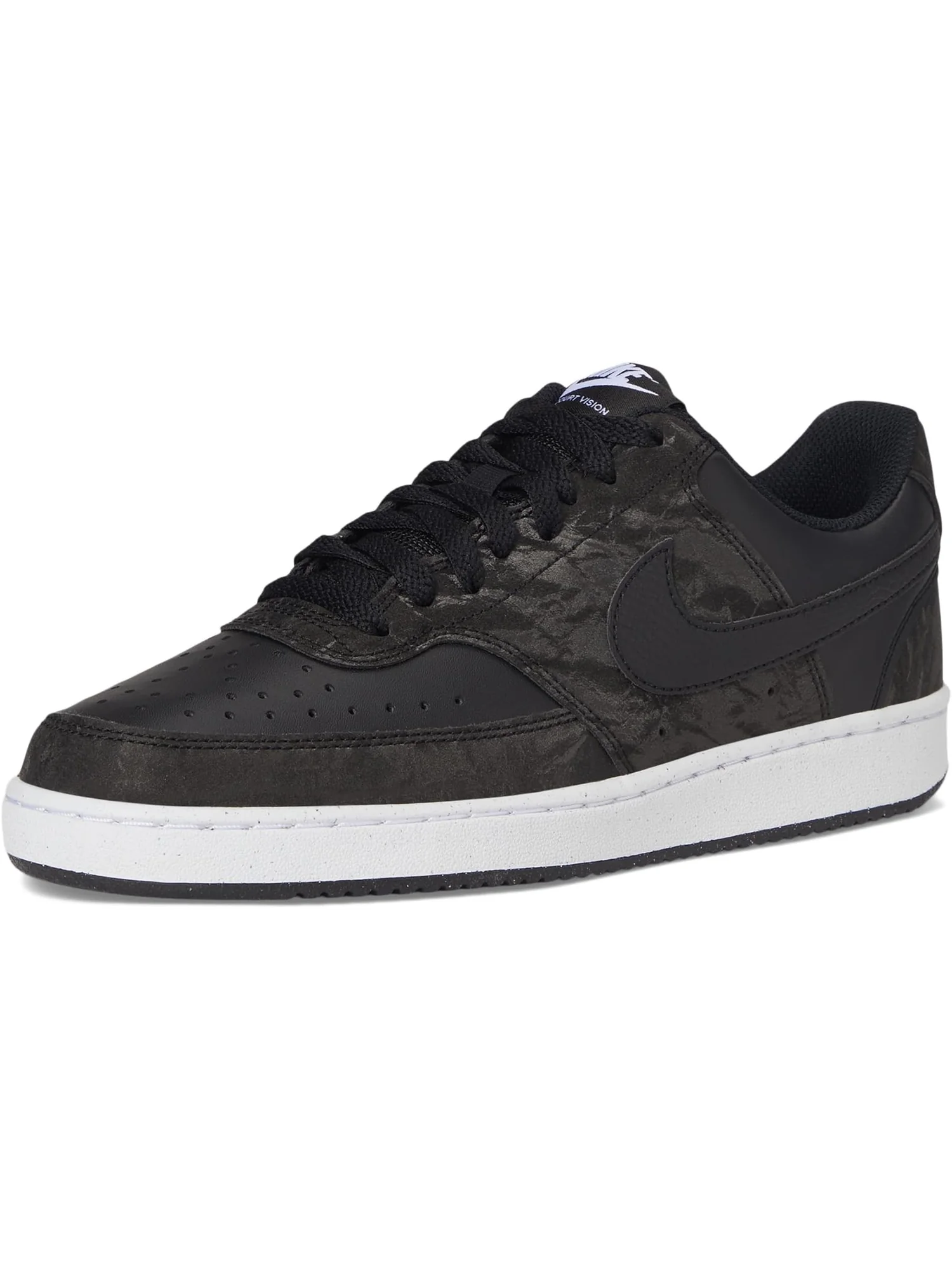Кроссовки Nike Court Vision Low — изображение 7 из 7, черный/черный/белый