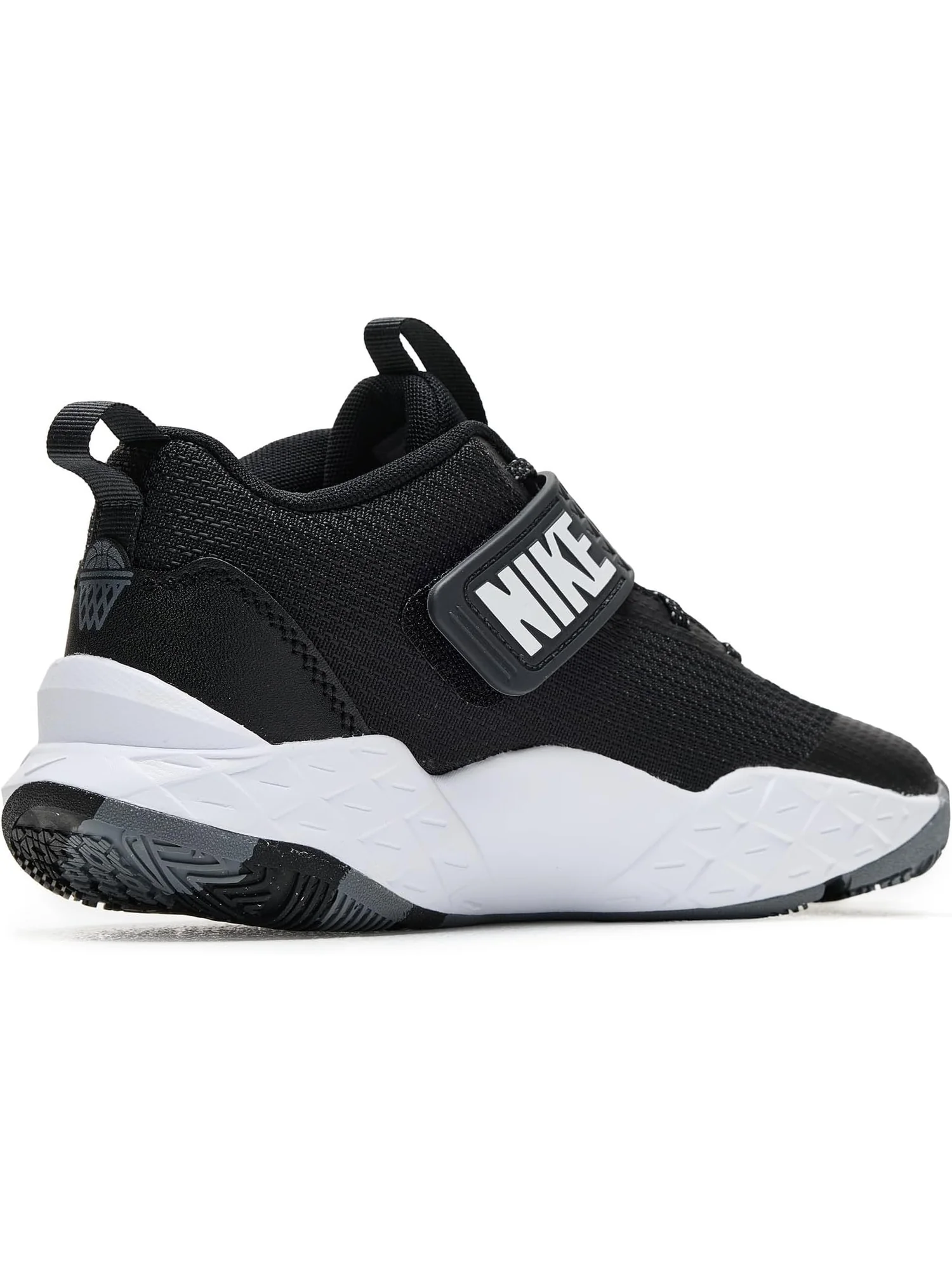 Кроссовки Nike Kids Team Hustle D 12 — изображение 3 из 7, черный/белый