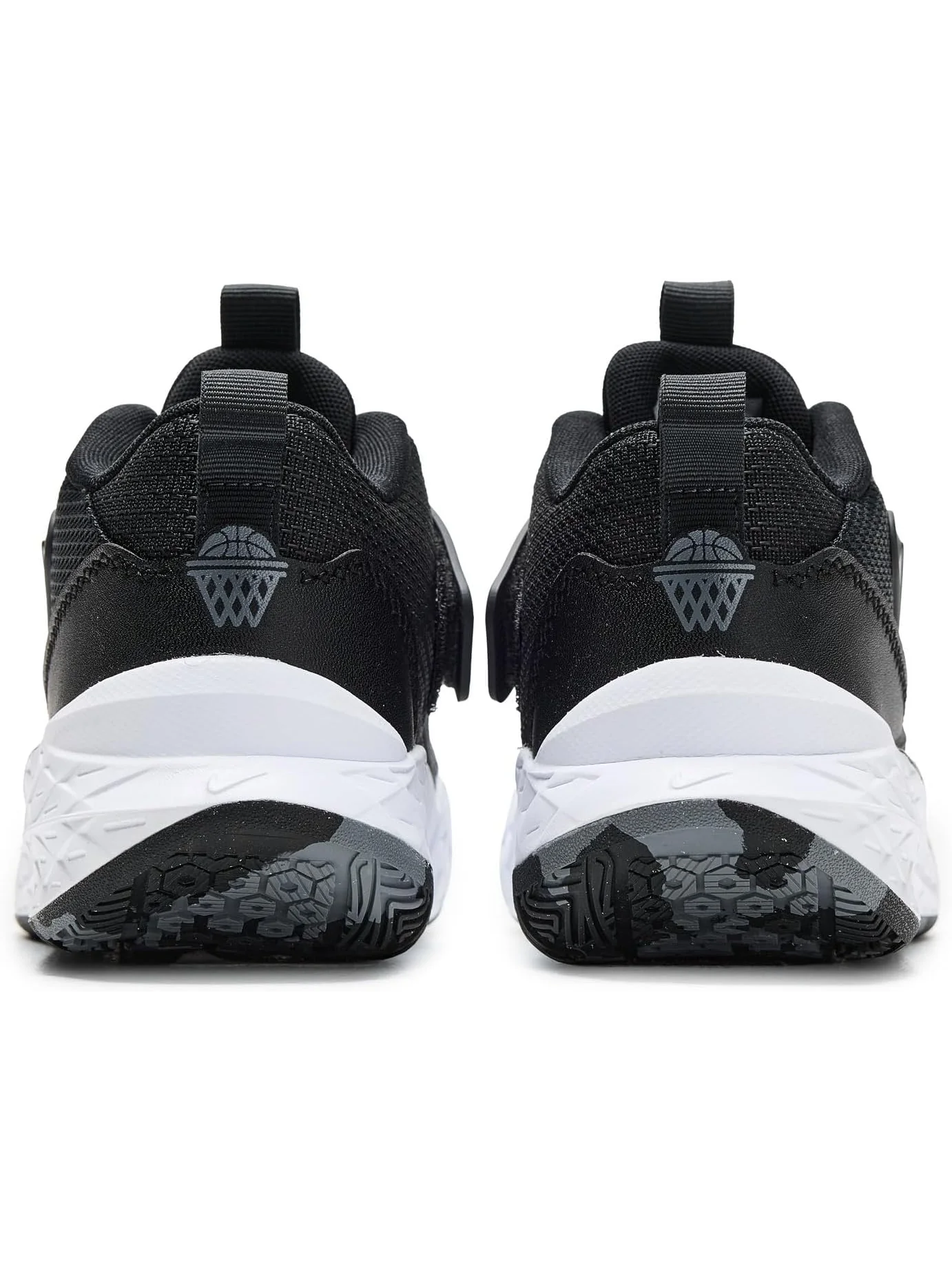Кроссовки Nike Kids Team Hustle D 12 — изображение 7 из 7, черный/белый