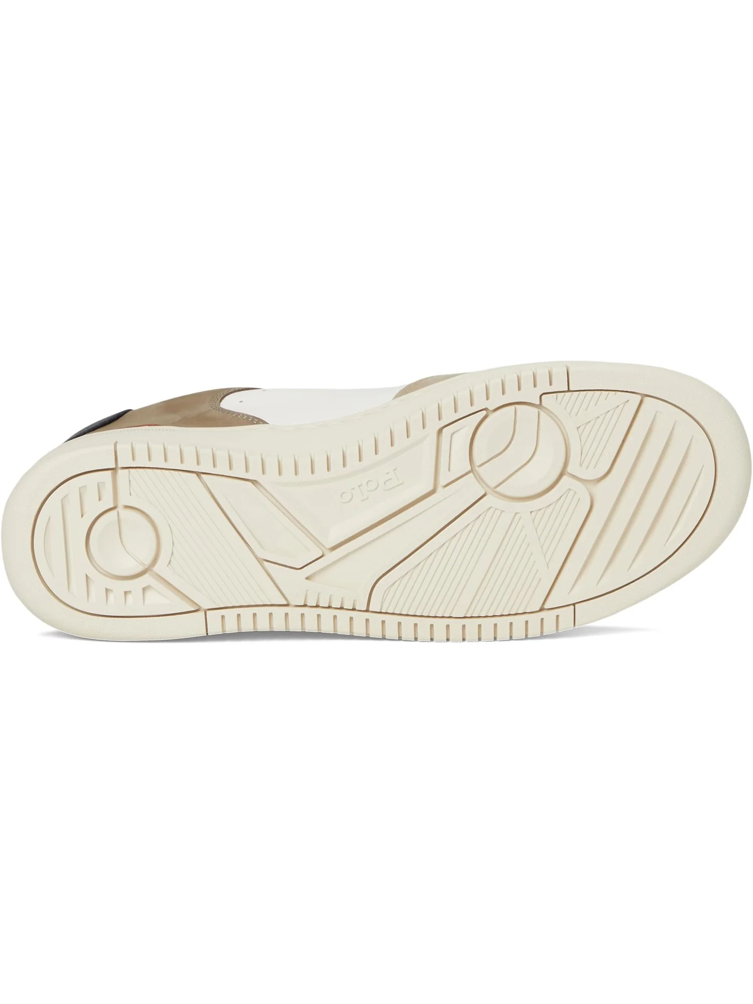 Кроссовки Polo Ralph Lauren Masters Court Nubuck & Leather Sneakers — изображение 3 из 7, белый