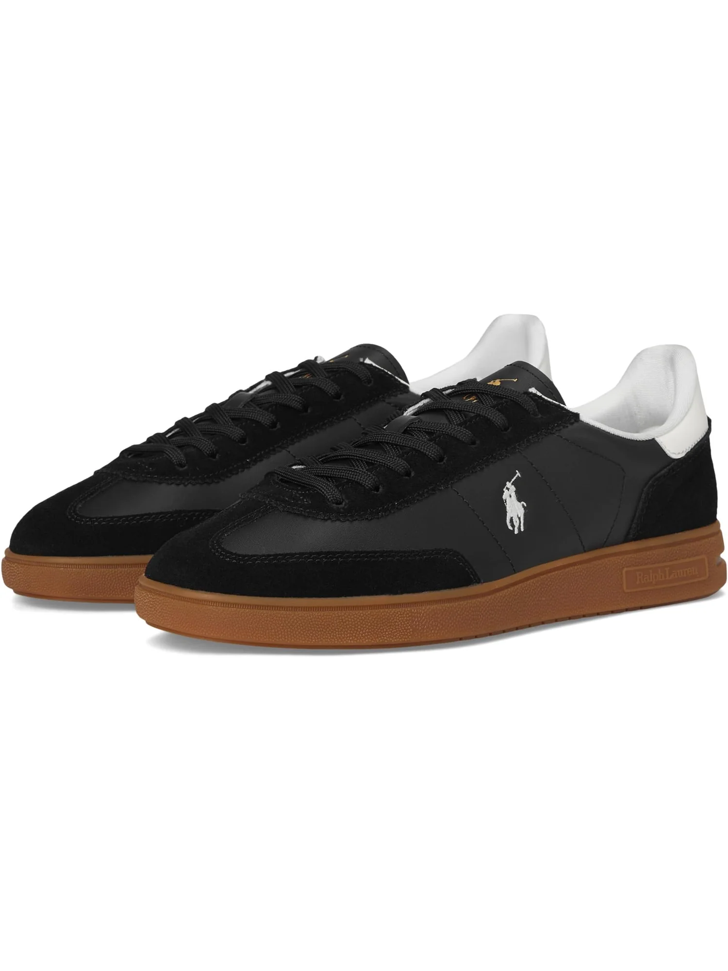 Кроссовки Polo Ralph Lauren Bedford Leather-Suede Sneakers