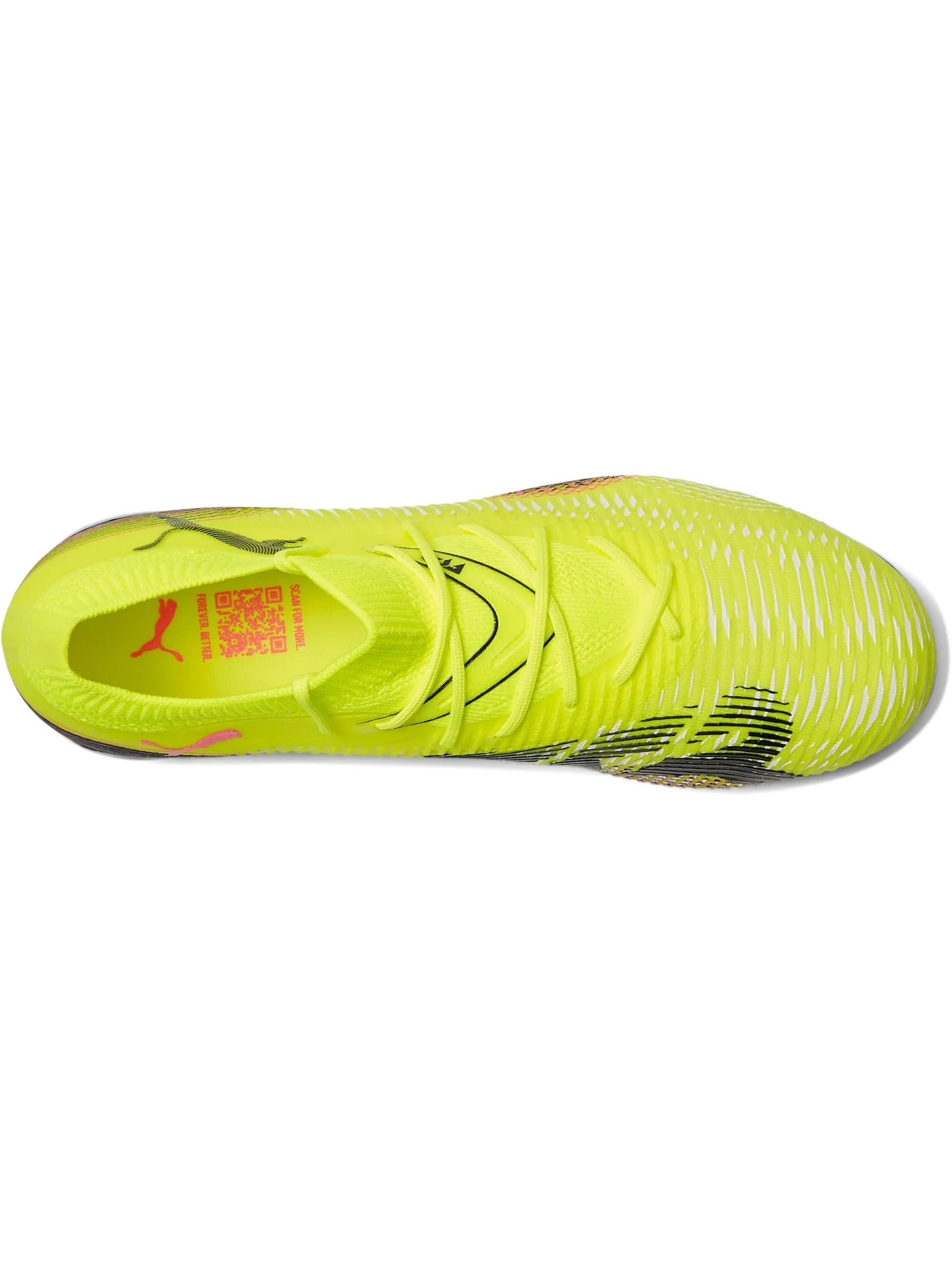 Кроссовки PUMA Future 8 Match Firm, Artificial Ground Soccer Cleats — изображение 2 из 7, желтый-серебристый