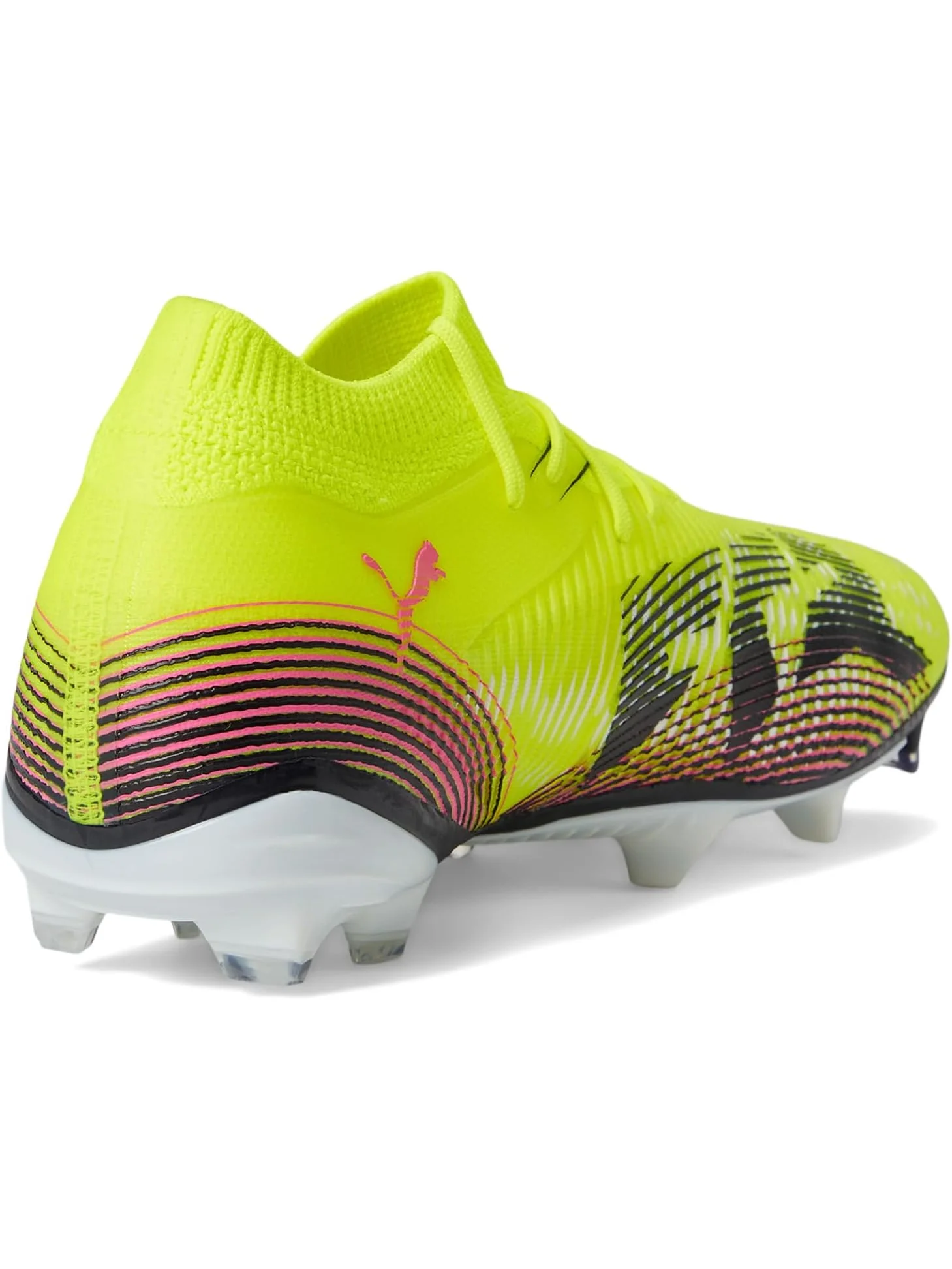 Кроссовки PUMA Future 8 Match Firm, Artificial Ground Soccer Cleats — изображение 5 из 7, желтый-серебристый