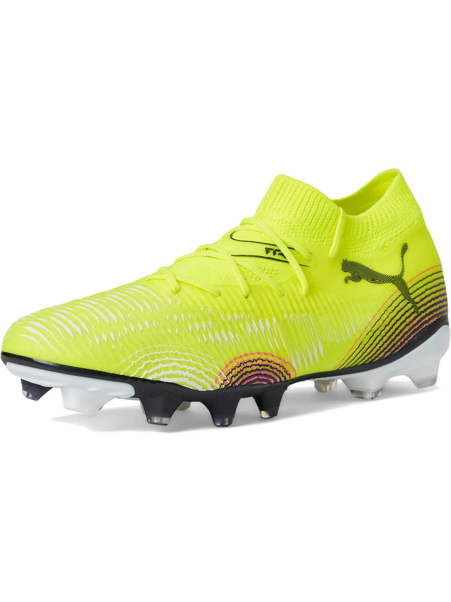 Кроссовки PUMA Future 8 Match Firm, Artificial Ground Soccer Cleats — изображение 7 из 7, желтый-серебристый