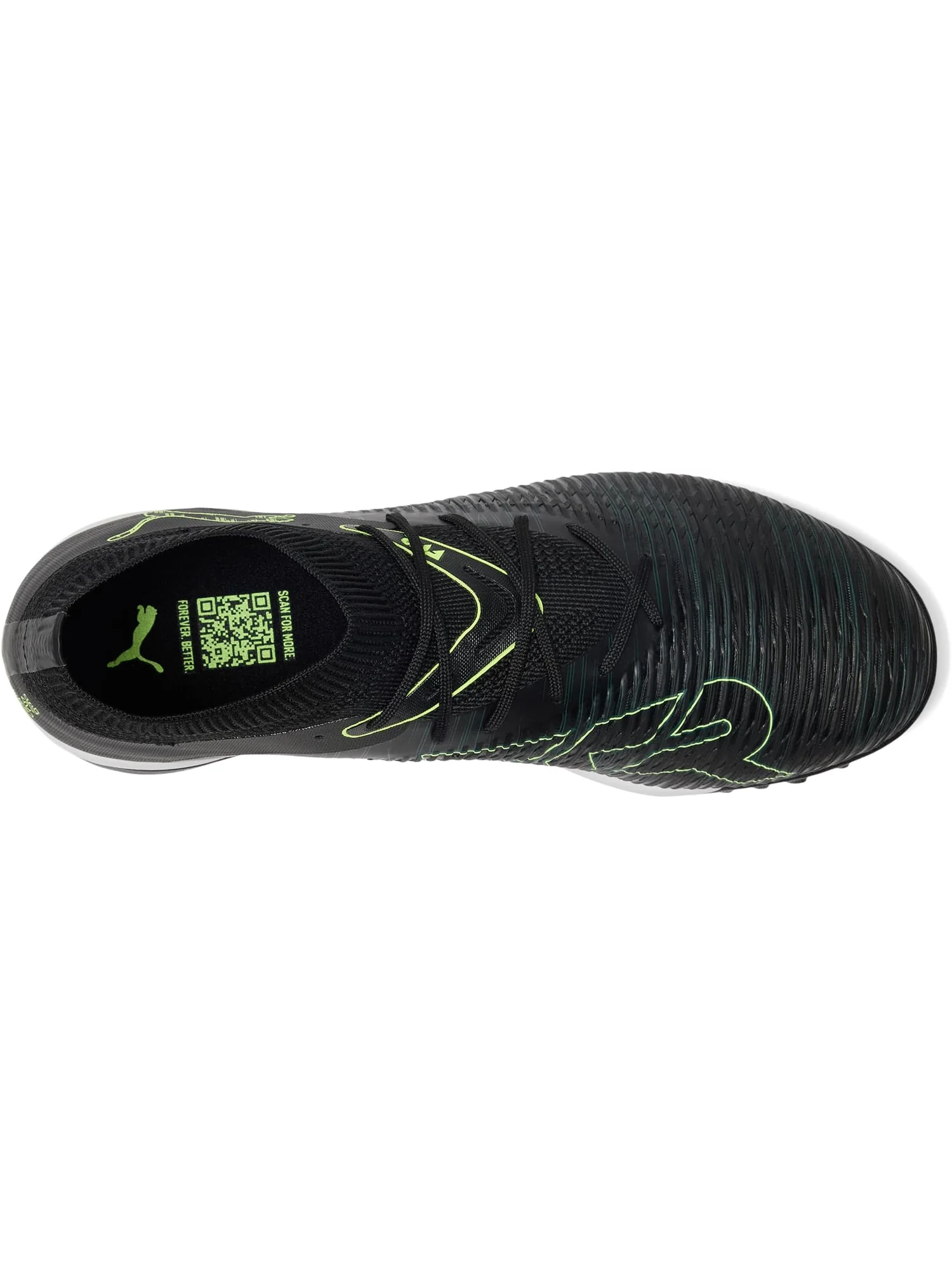 Кроссовки PUMA Future 8 Match Turf Trainer Soccer Cleats — изображение 2 из 7, черный/светлый/зеленый