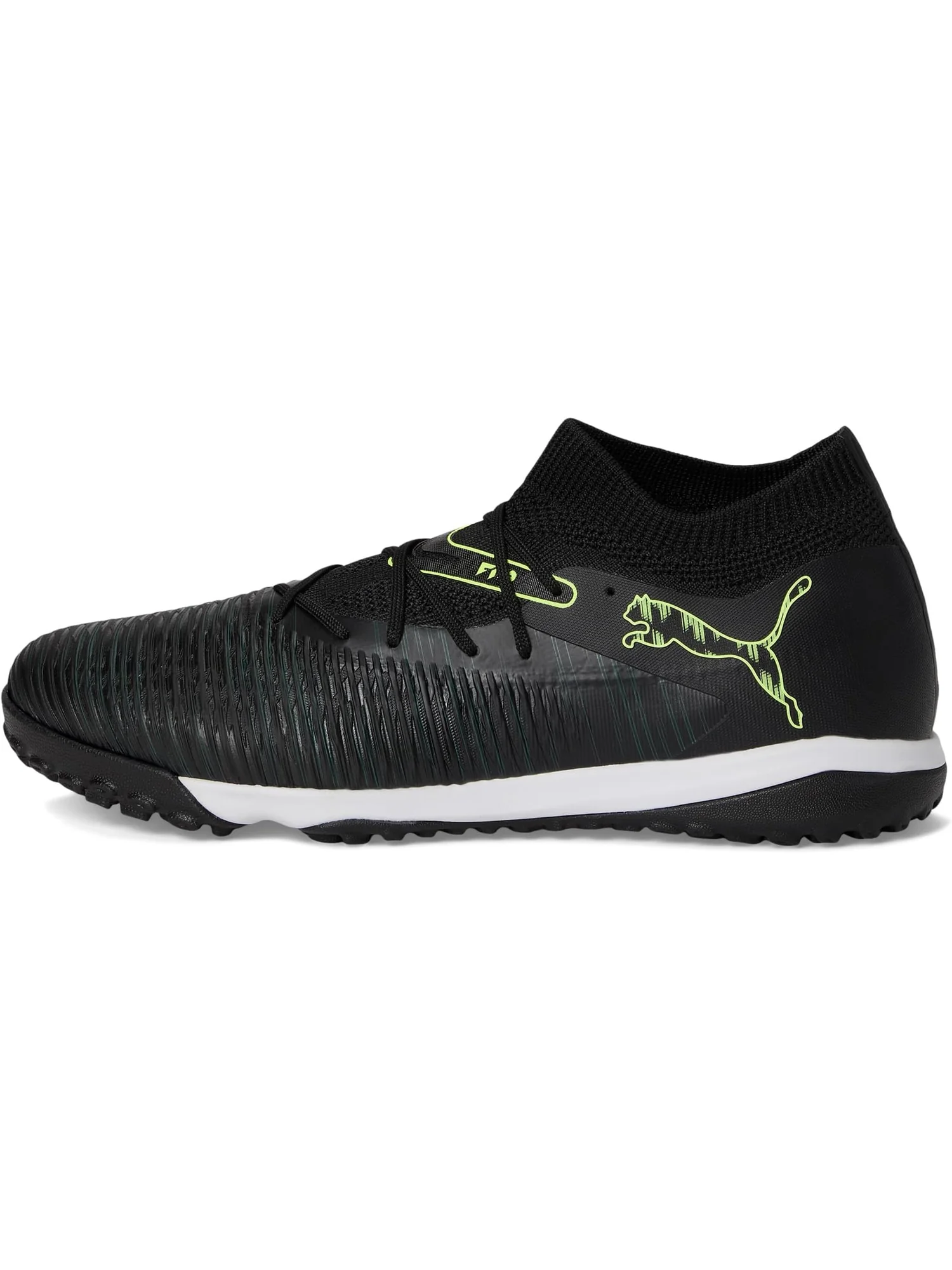 Кроссовки PUMA Future 8 Match Turf Trainer Soccer Cleats — изображение 4 из 7, черный/светлый/зеленый