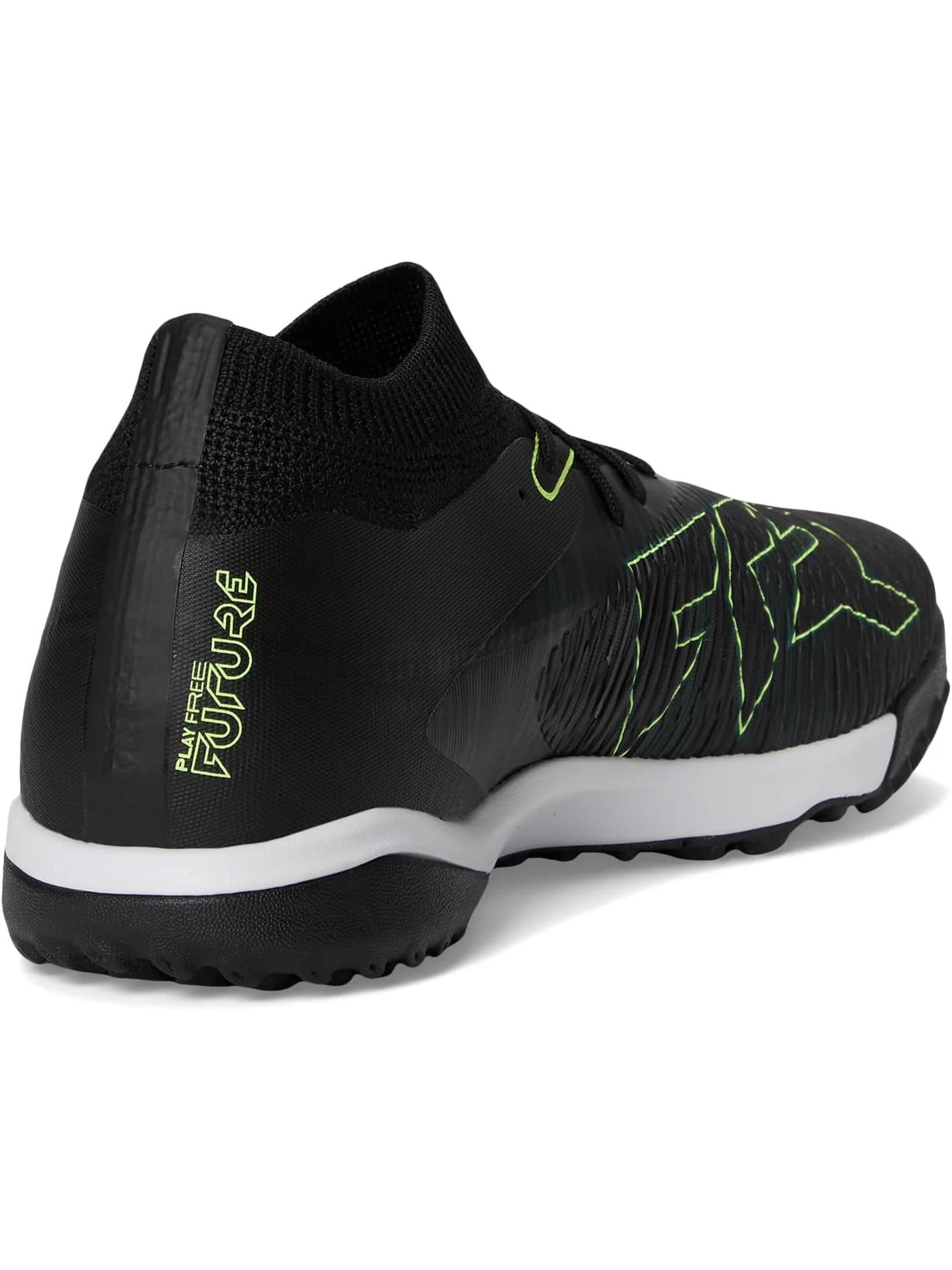 Кроссовки PUMA Future 8 Match Turf Trainer Soccer Cleats — изображение 5 из 7, черный/светлый/зеленый