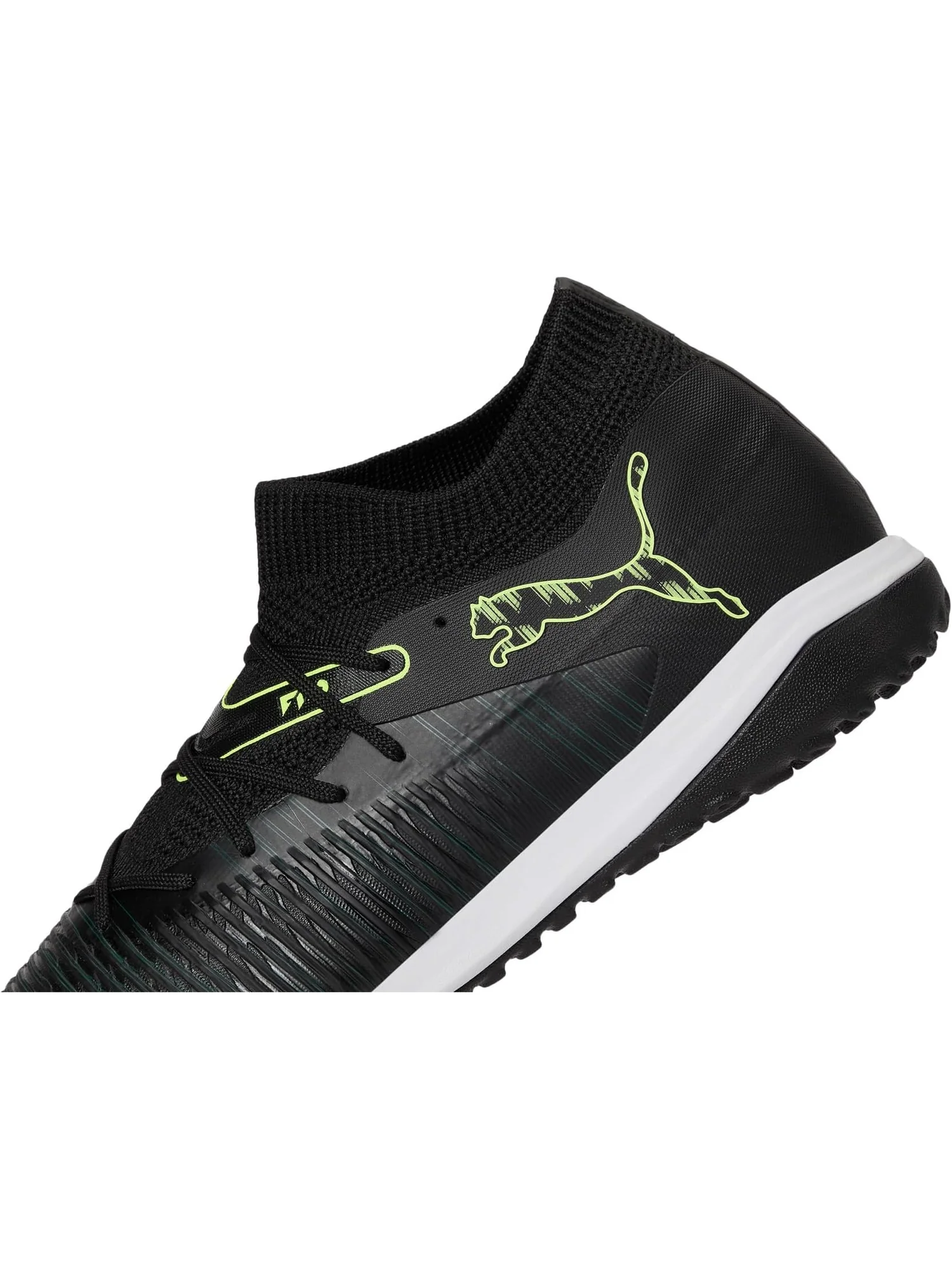 Кроссовки PUMA Future 8 Match Turf Trainer Soccer Cleats — изображение 6 из 7, черный/светлый/зеленый