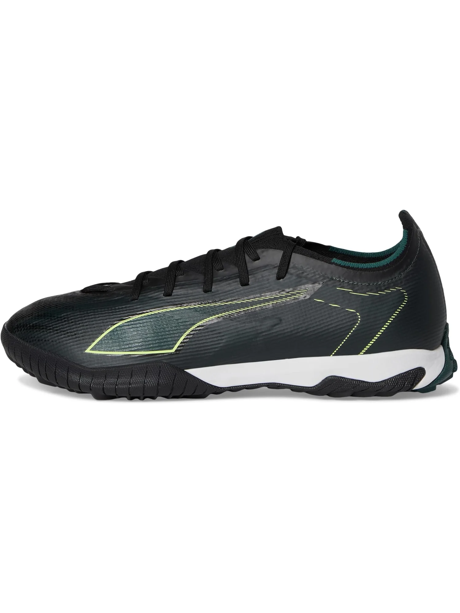 Кроссовки PUMA Ultra 6 Match Turf Trainer Soccer Cleats — изображение 4 из 7, черный/светлый/зеленый