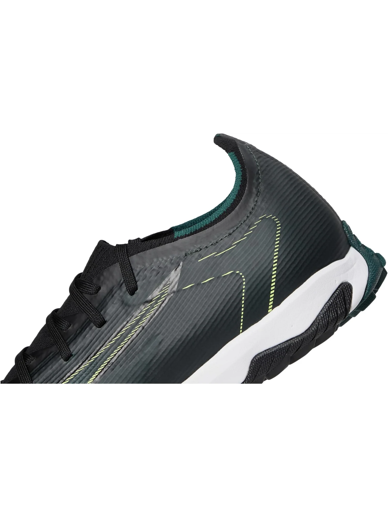 Кроссовки PUMA Ultra 6 Match Turf Trainer Soccer Cleats — изображение 6 из 7, черный/светлый/зеленый
