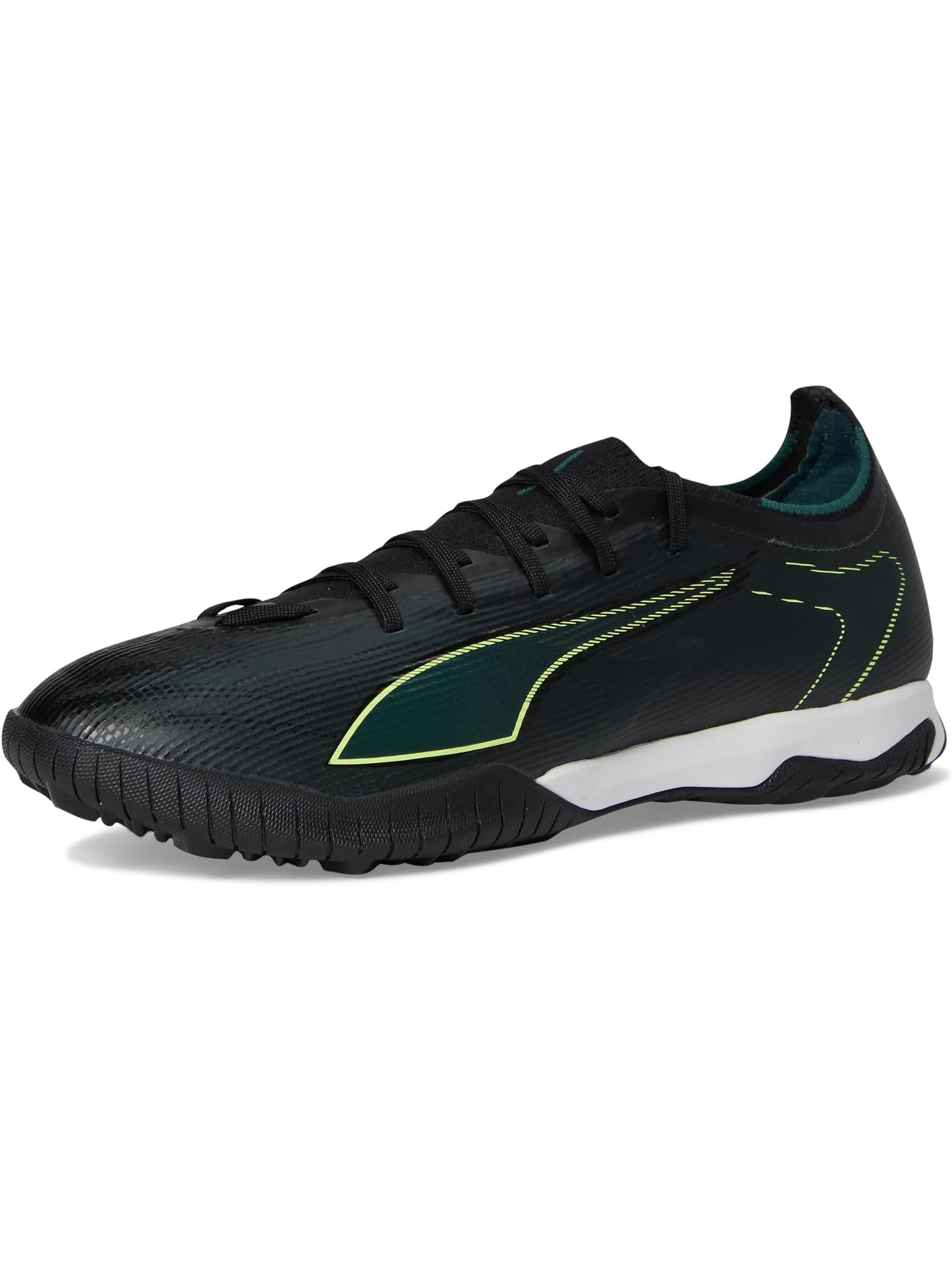 Кроссовки PUMA Ultra 6 Match Turf Trainer Soccer Cleats — изображение 7 из 7, черный/светлый/зеленый