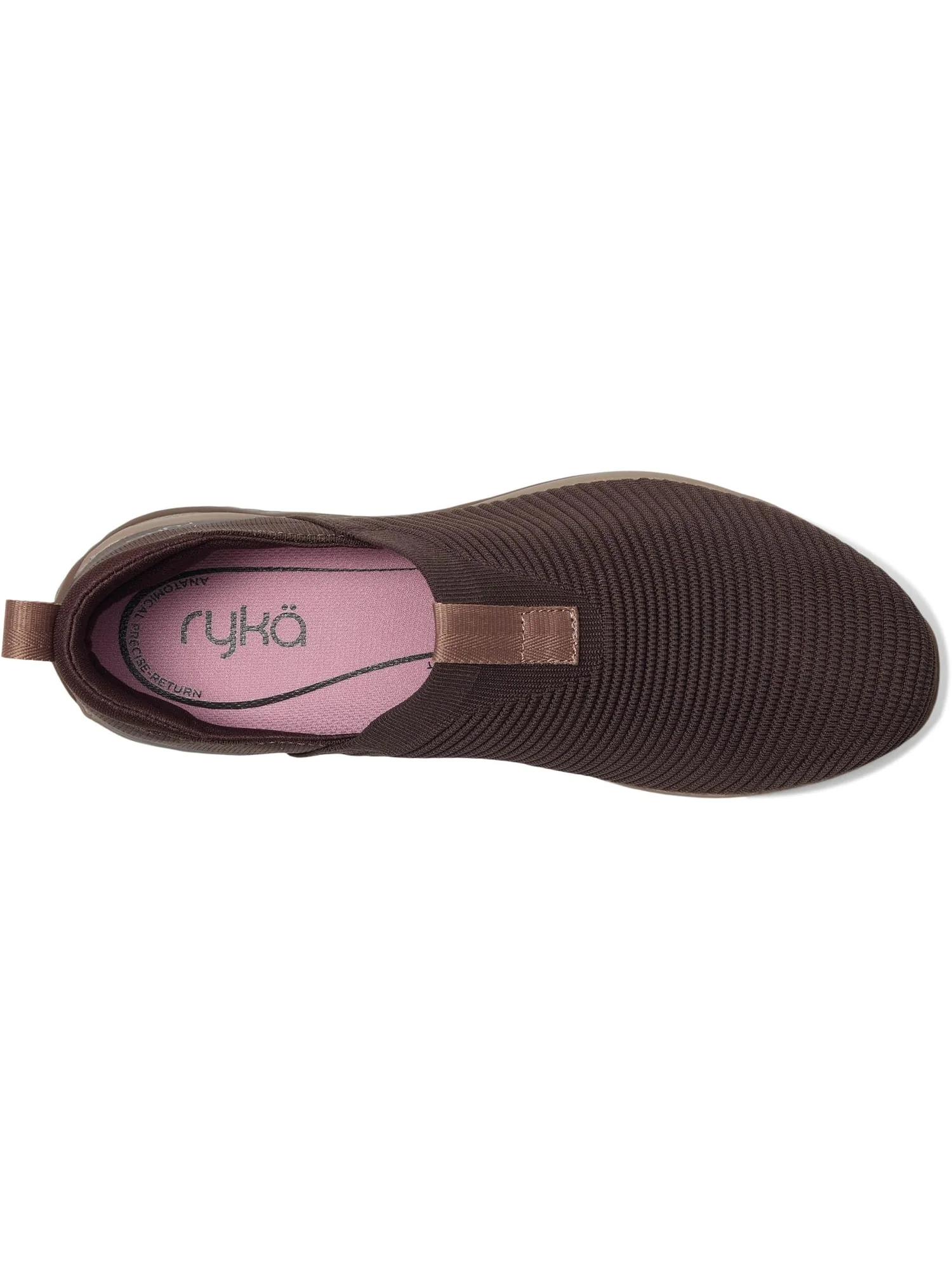 Кроссовки Ryka Echo Knit Slip On Sneaker — изображение 2 из 7, коричневый