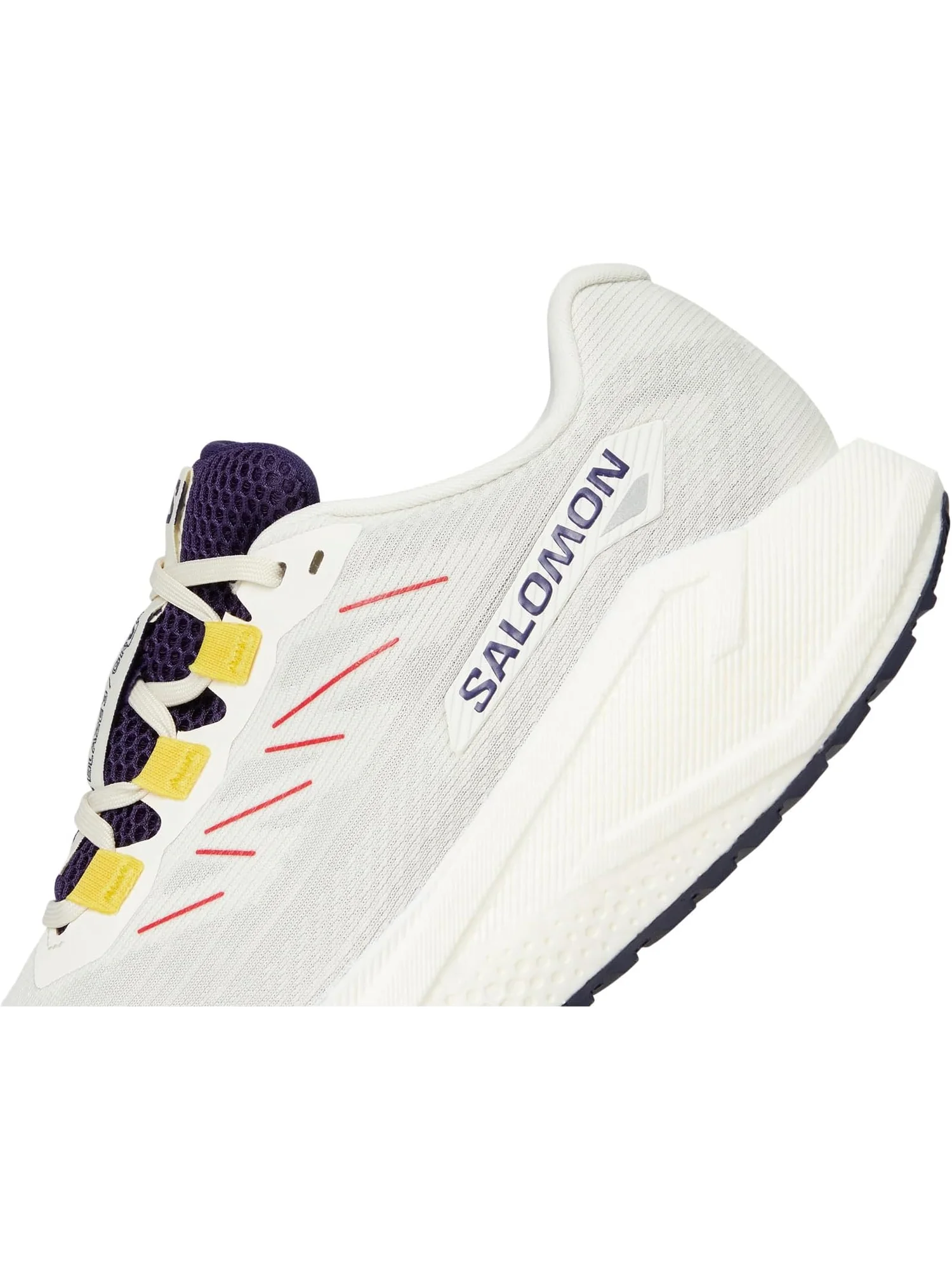 Кроссовки Salomon Men's Aero Blaze 3, Vanilla Ice/Astral Aura/Lemon — изображение 6 из 7, желтый