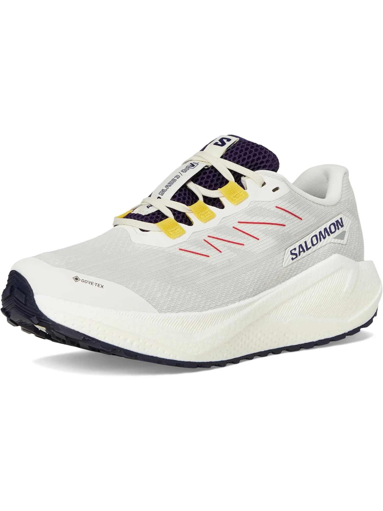 Кроссовки Salomon Men's Aero Blaze 3, Vanilla Ice/Astral Aura/Lemon — изображение 7 из 7, желтый