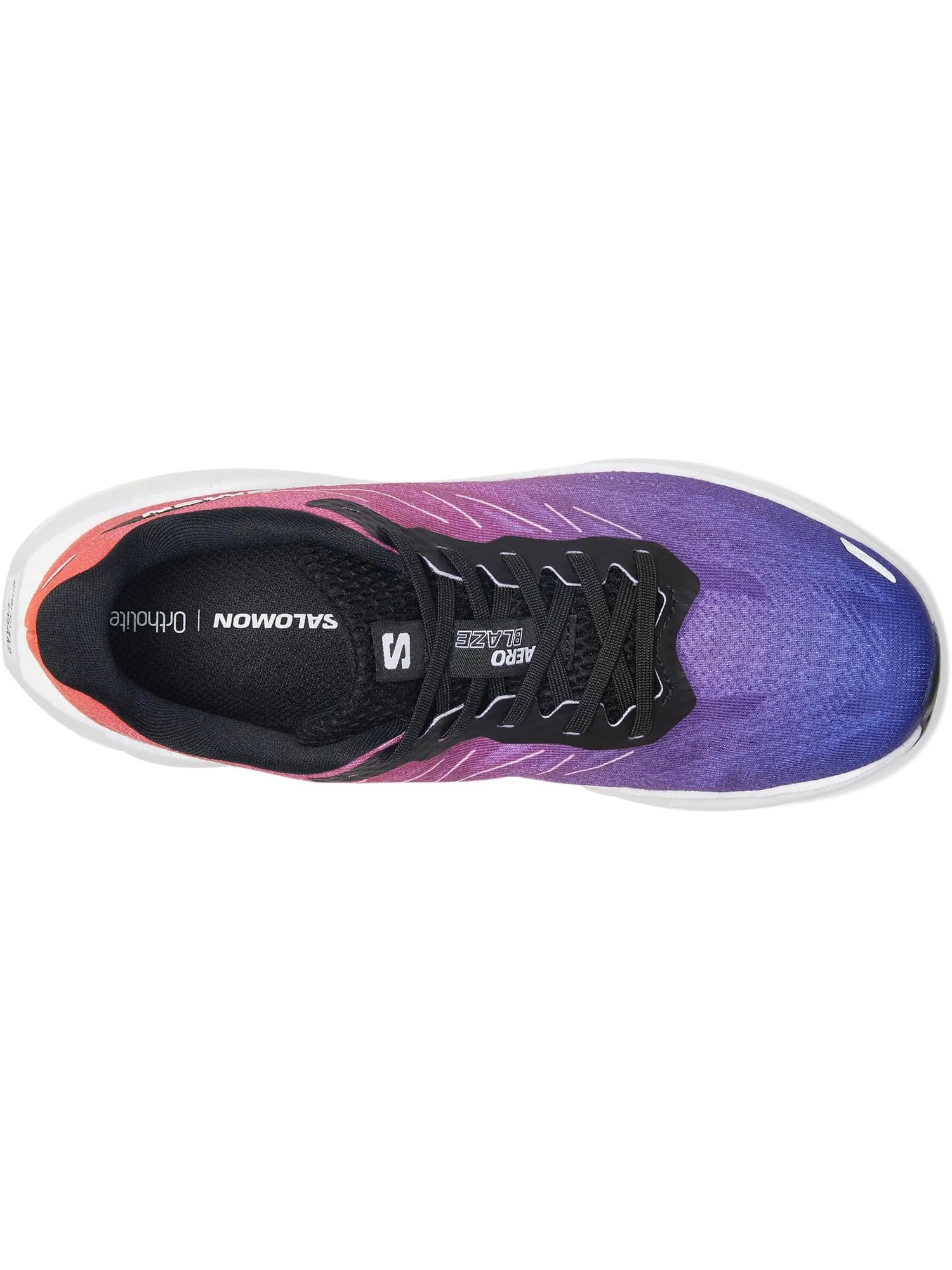 Кроссовки Salomon Women's Aero Blaze — изображение 2 из 7, неоновый//белый