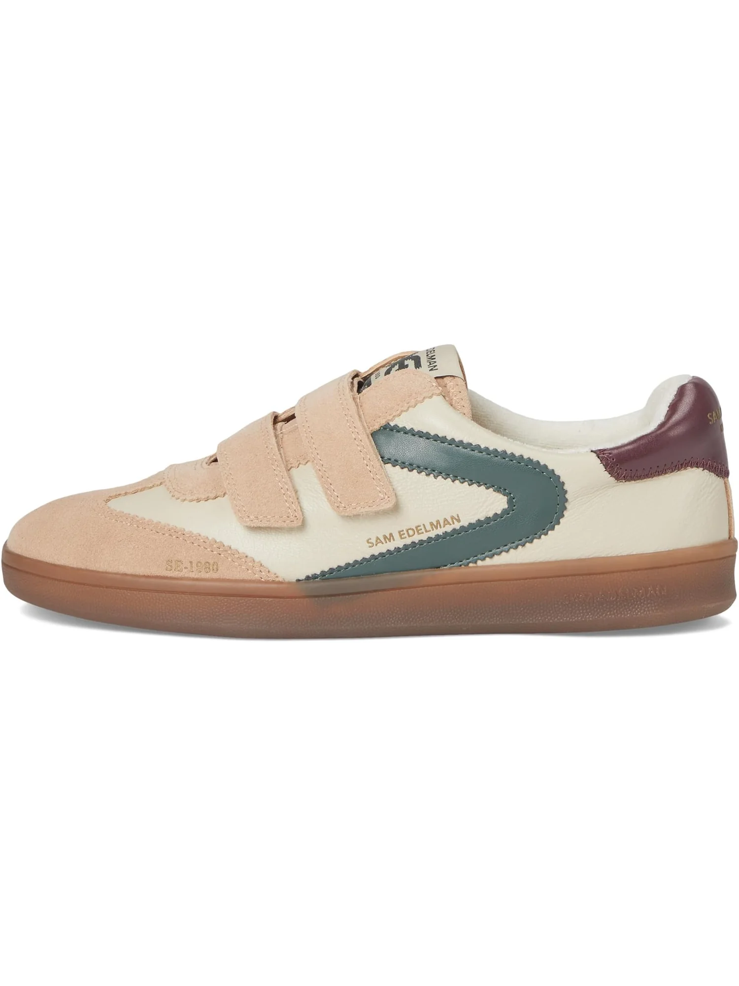 Кроссовки Sam Edelman Talia Slip-On Shoes — изображение 4 из 7, слоновая кость//зеленый