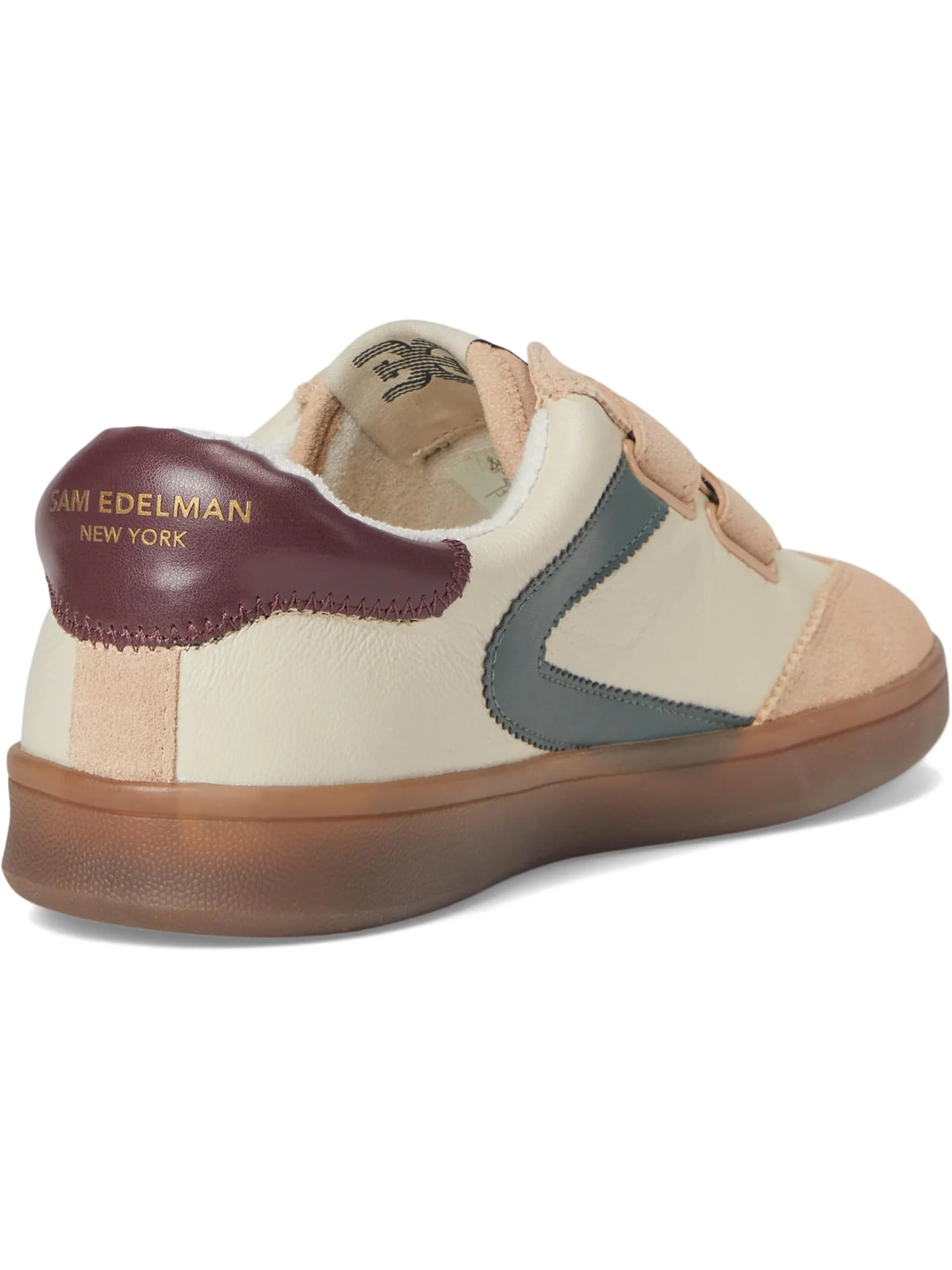 Кроссовки Sam Edelman Talia Slip-On Shoes — изображение 5 из 7, слоновая кость//зеленый