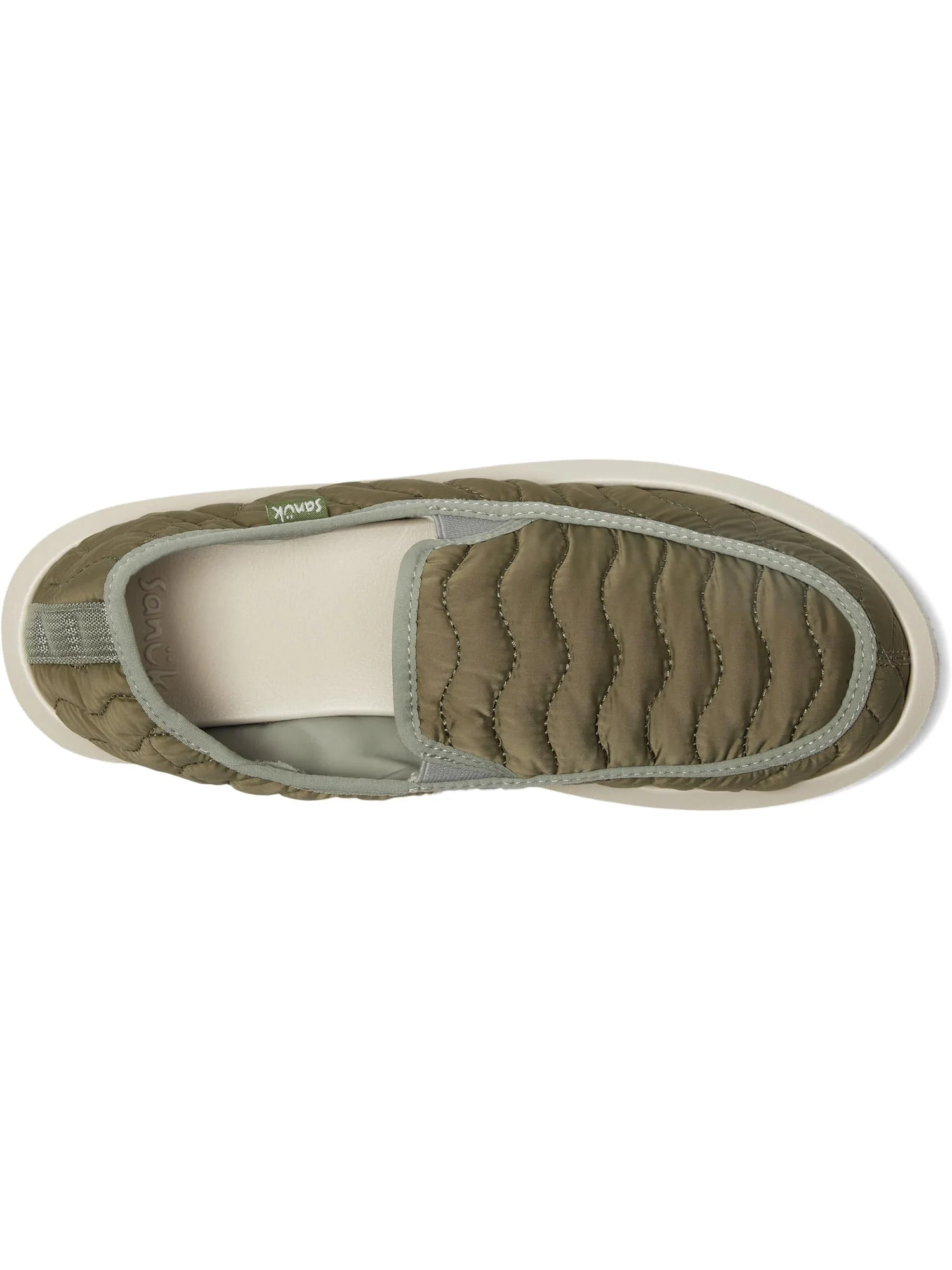 Кроссовки Sanuk Donna Quilted — изображение 2 из 7, оливковый