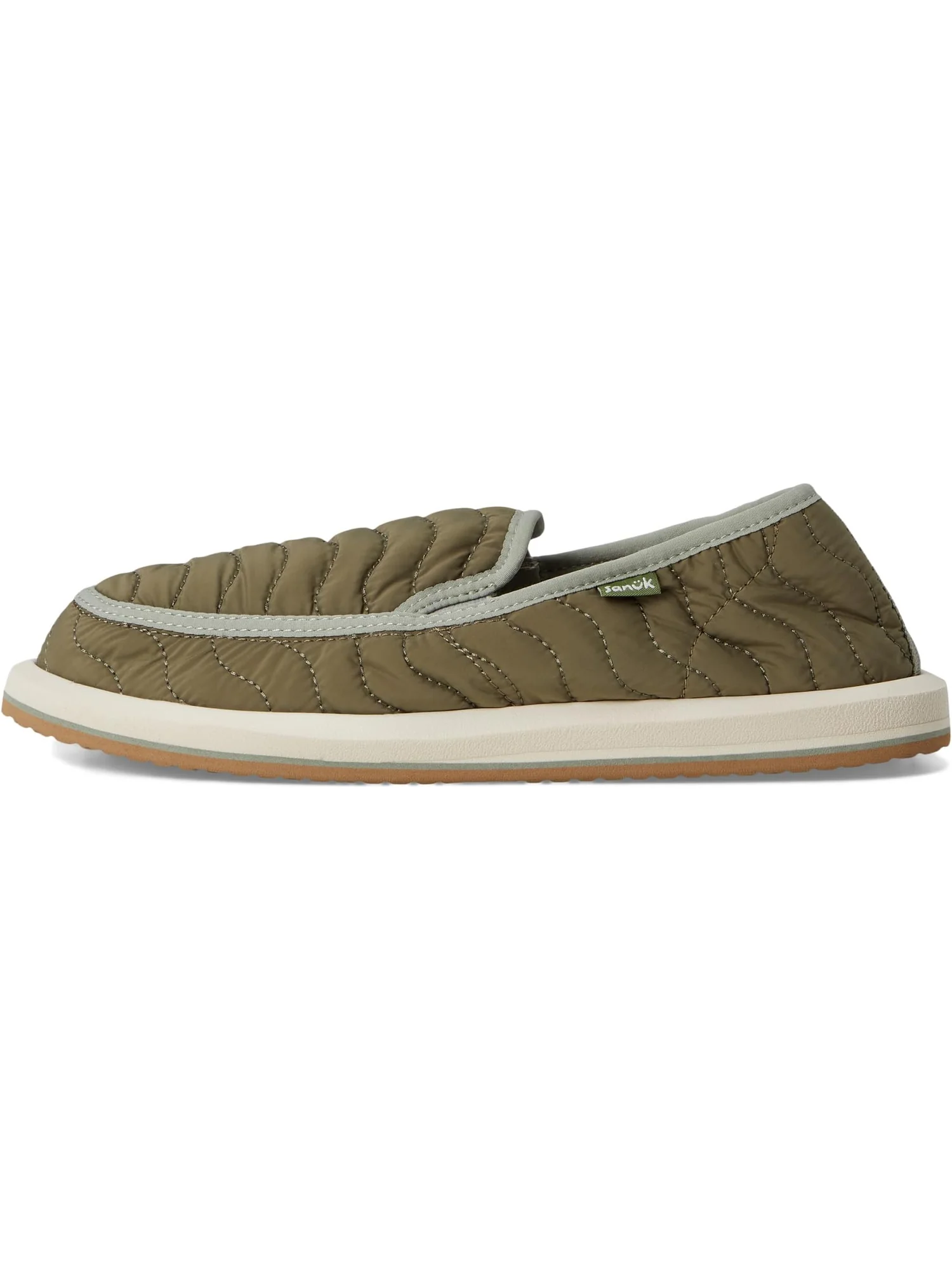 Кроссовки Sanuk Donna Quilted — изображение 4 из 7, оливковый