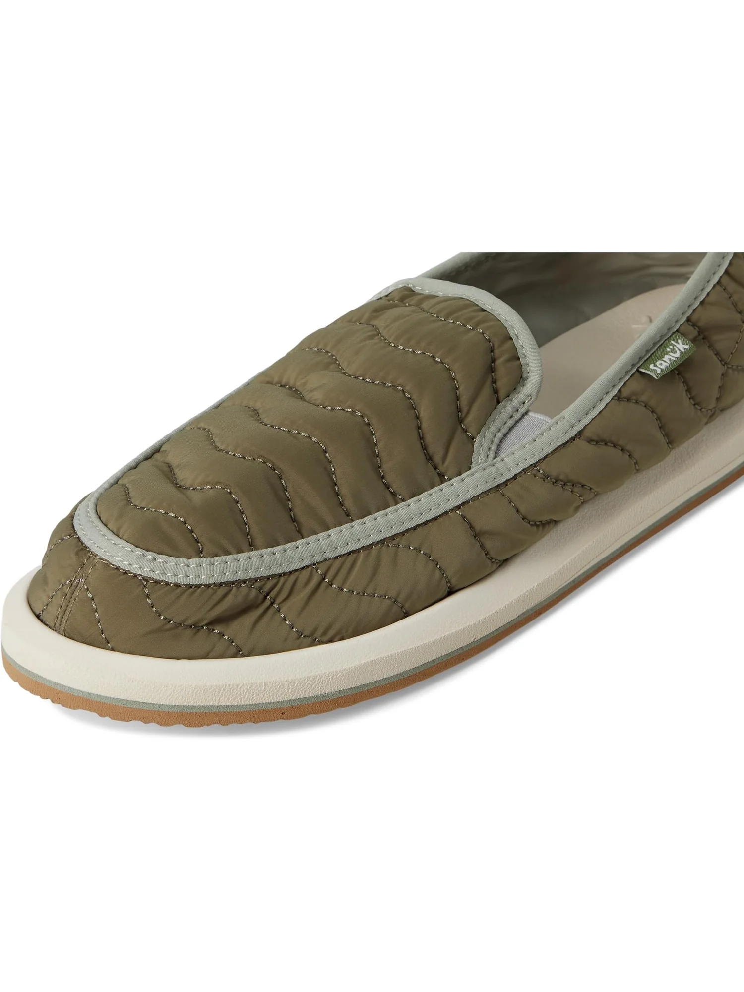 Кроссовки Sanuk Donna Quilted — изображение 6 из 7, оливковый