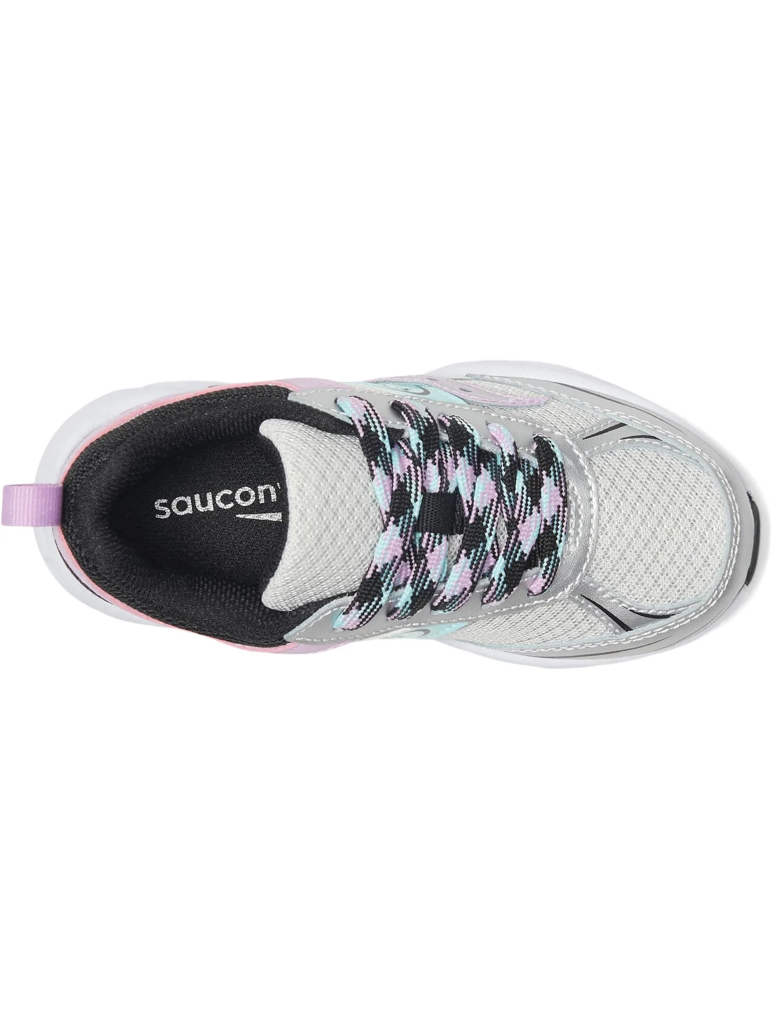Кроссовки Saucony Kids Flash XT — изображение 2 из 7, серебристый/черный