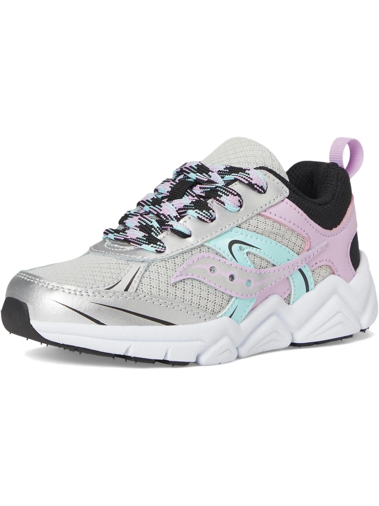 Кроссовки Saucony Kids Flash XT — изображение 7 из 7, серебристый/черный