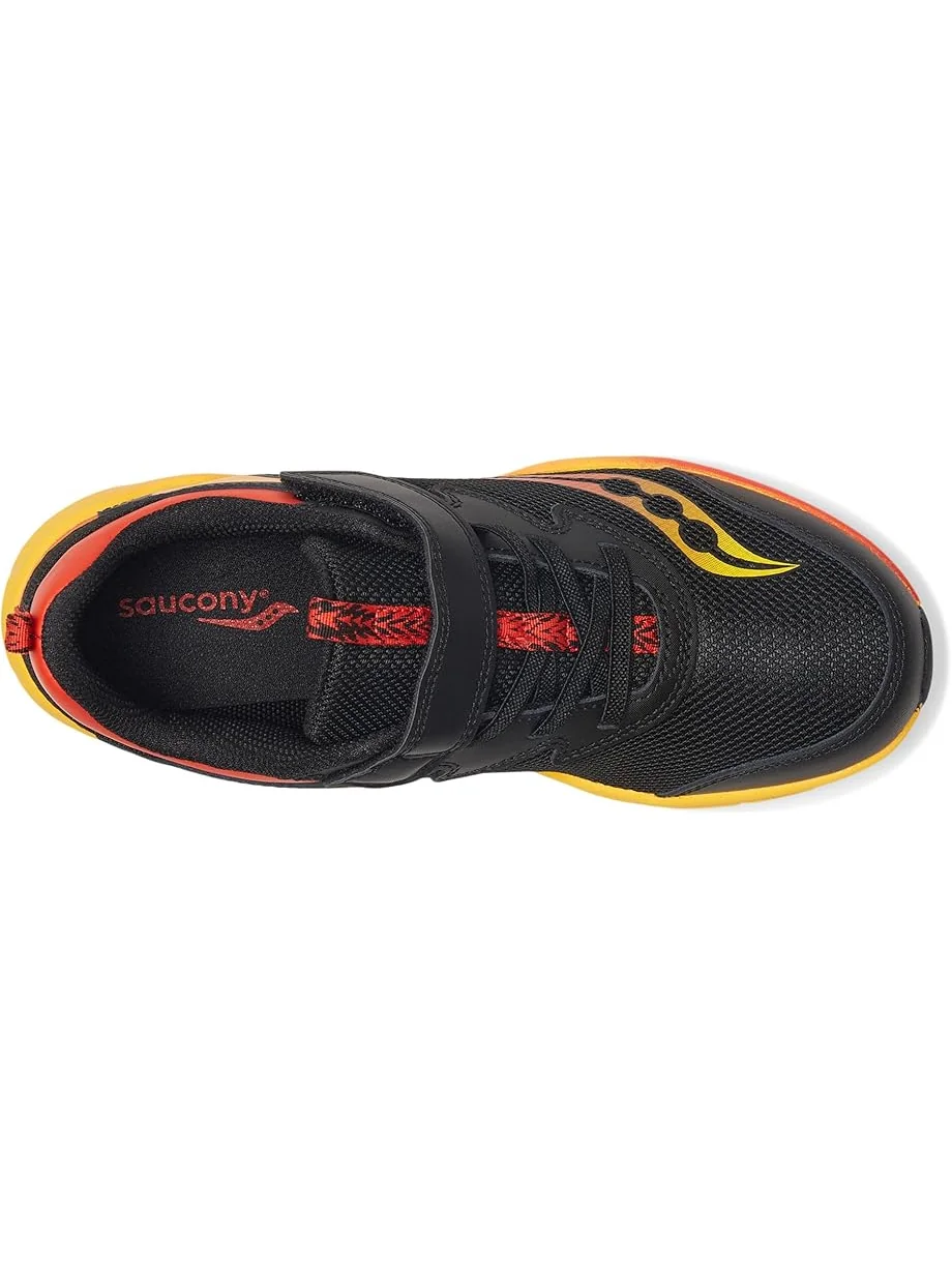Детские кроссовки Saucony Flash Le (Little Kid/Big Kid) Saucony Kids — изображение 2 из 7, черный/красный