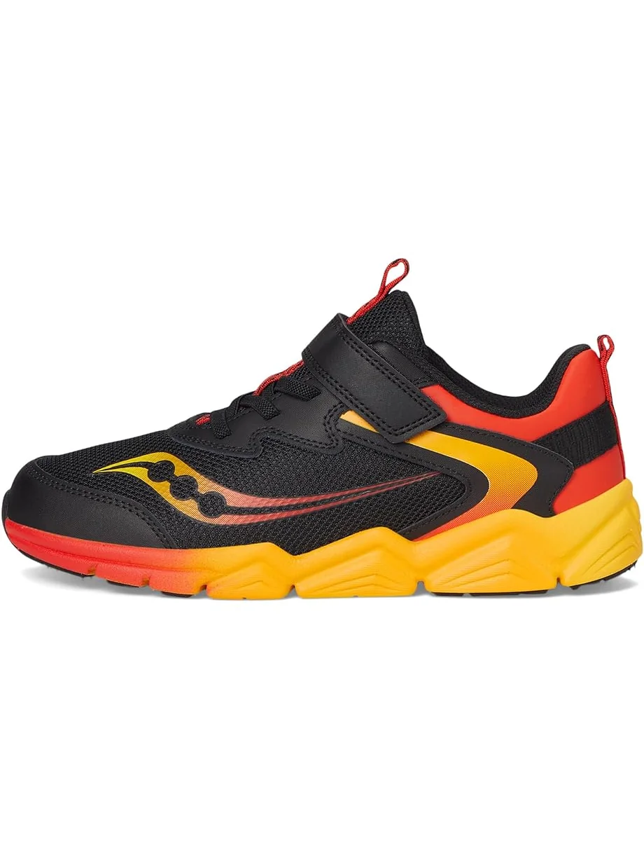 Детские кроссовки Saucony Flash Le (Little Kid/Big Kid) Saucony Kids — изображение 4 из 7, черный/красный