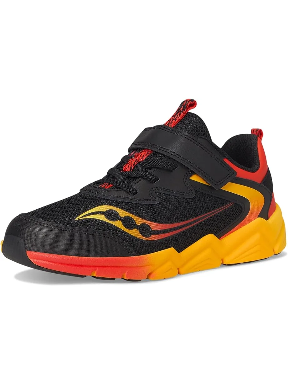 Детские кроссовки Saucony Flash Le (Little Kid/Big Kid) Saucony Kids — изображение 7 из 7, черный/красный