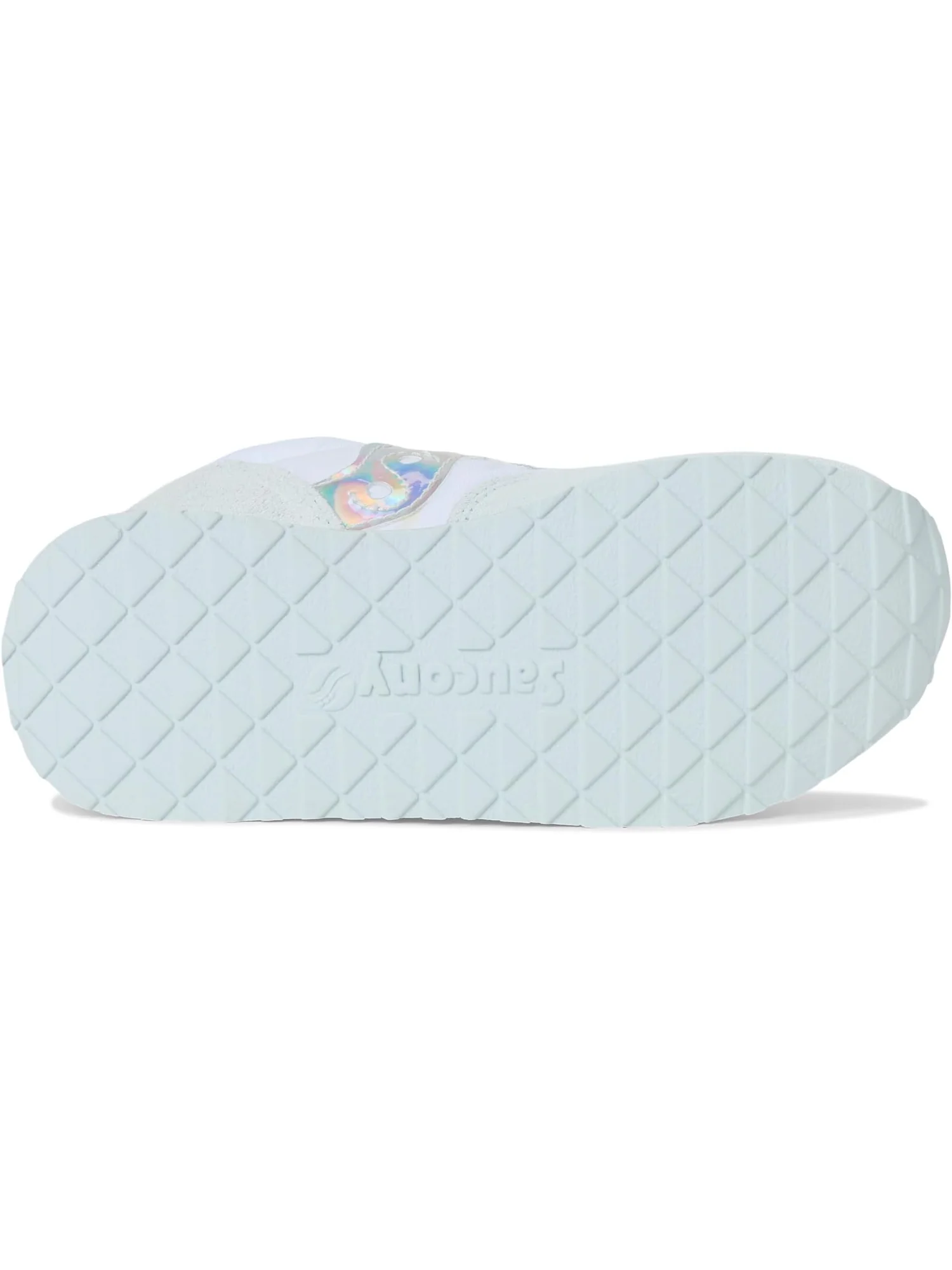 Кроссовки Saucony Kids Originals Jazz Hook & Loop Sneaker — изображение 3 из 7, белый/синий