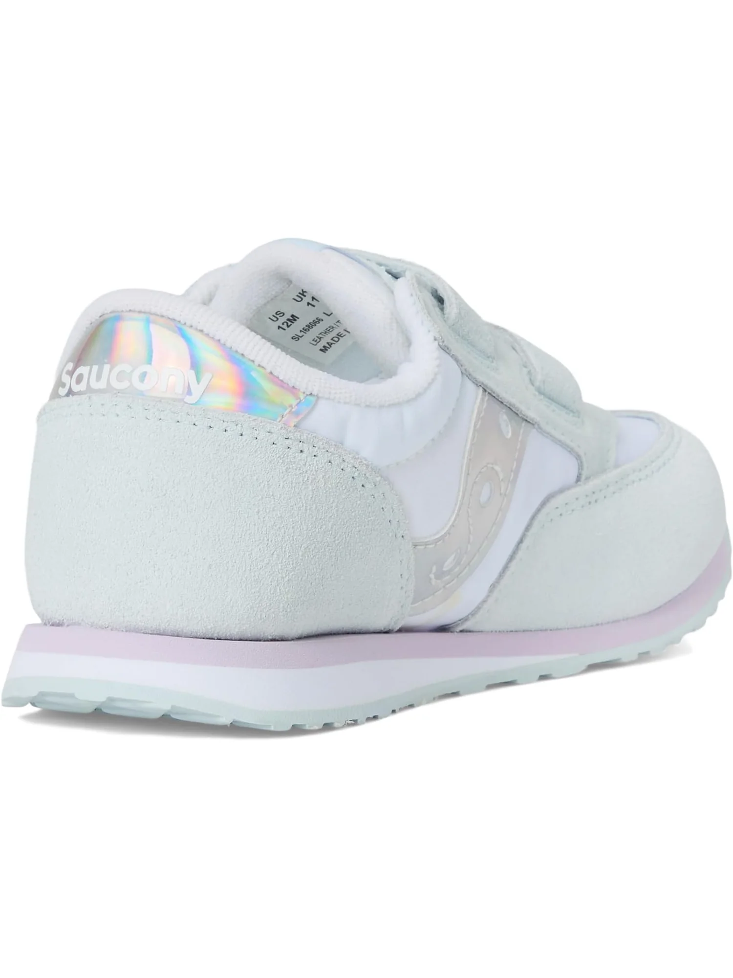 Кроссовки Saucony Kids Originals Jazz Hook & Loop Sneaker — изображение 5 из 7, белый/синий