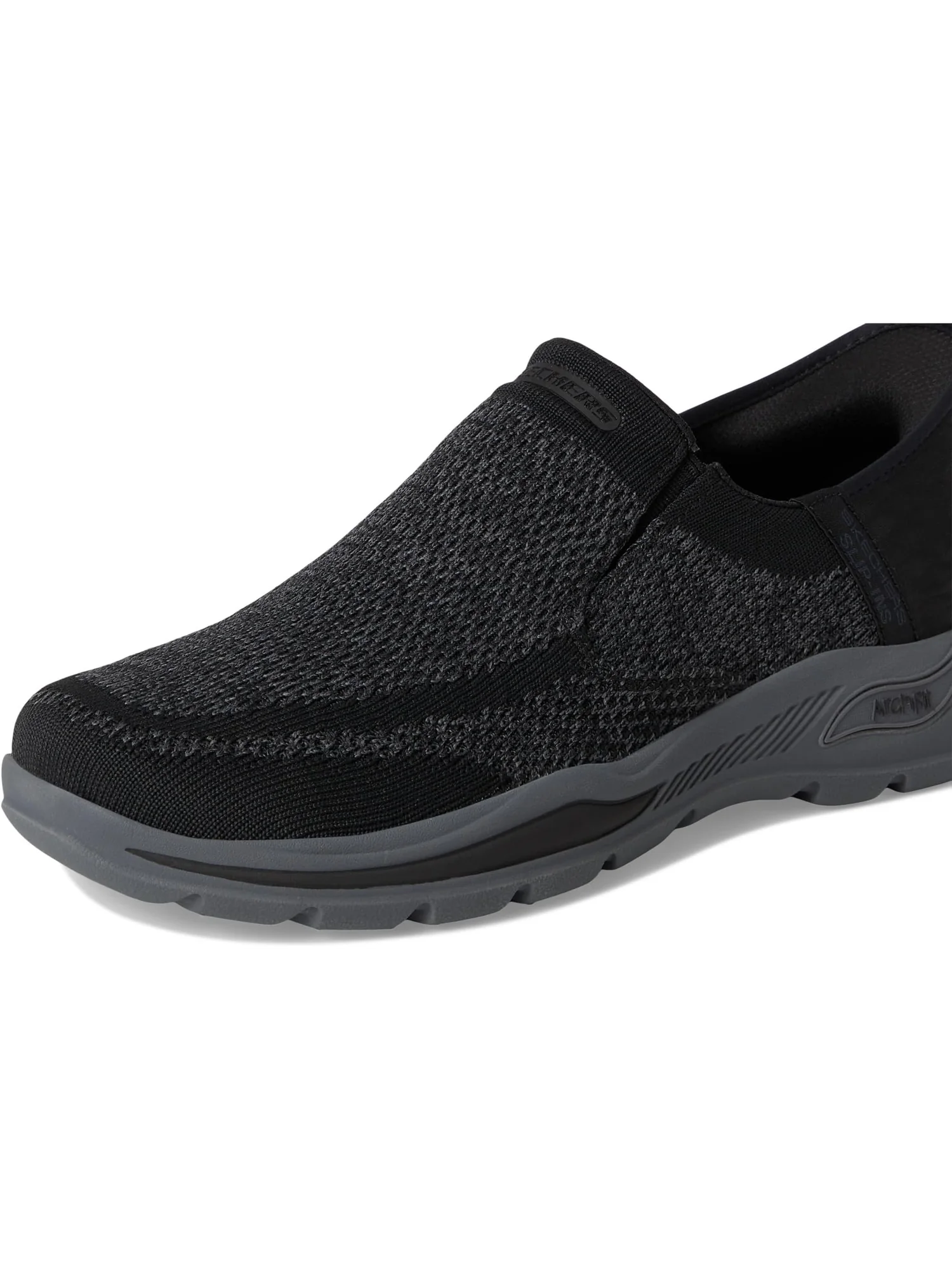 Кроссовки SKECHERS Men's Arch Fit Motley - Atlee — изображение 6 из 7, черный