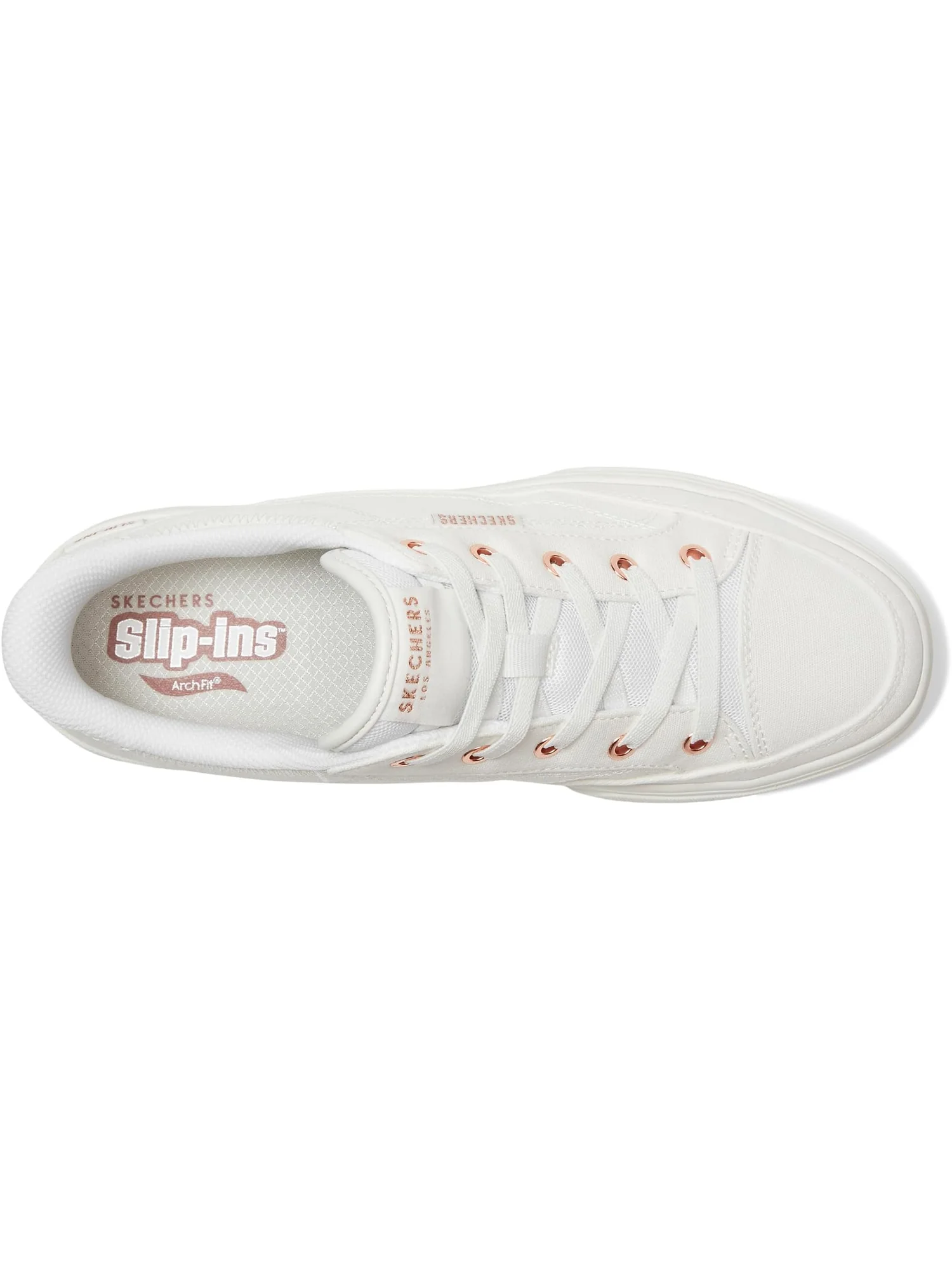Кроссовки SKECHERS Arch Fit Arcade-See Ya There Hands-Free Slip-Ins — изображение 2 из 7, белый