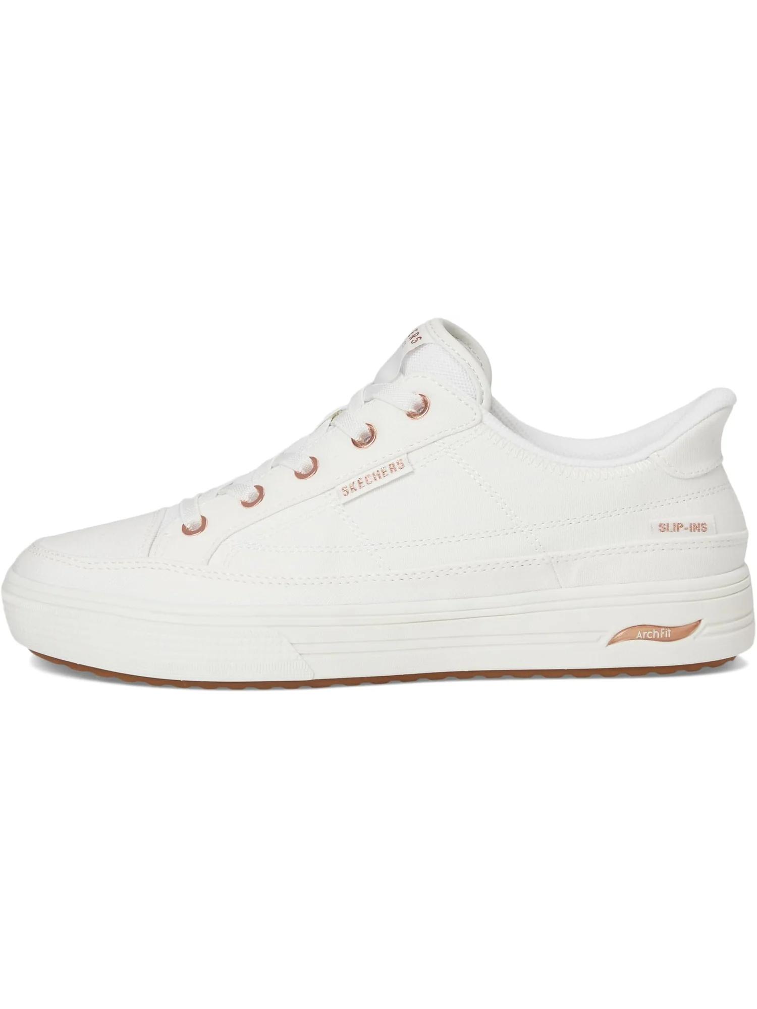 Кроссовки SKECHERS Arch Fit Arcade-See Ya There Hands-Free Slip-Ins — изображение 4 из 7, белый