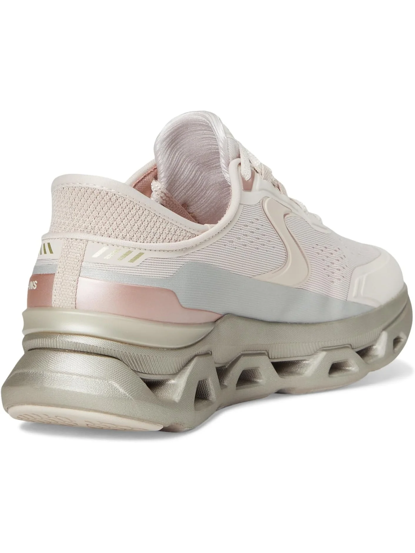 Кроссовки SKECHERS Glide-Step Altus Starlight Shine Hands Free Slip-Ins — изображение 5 из 7, натуральный золотистый
