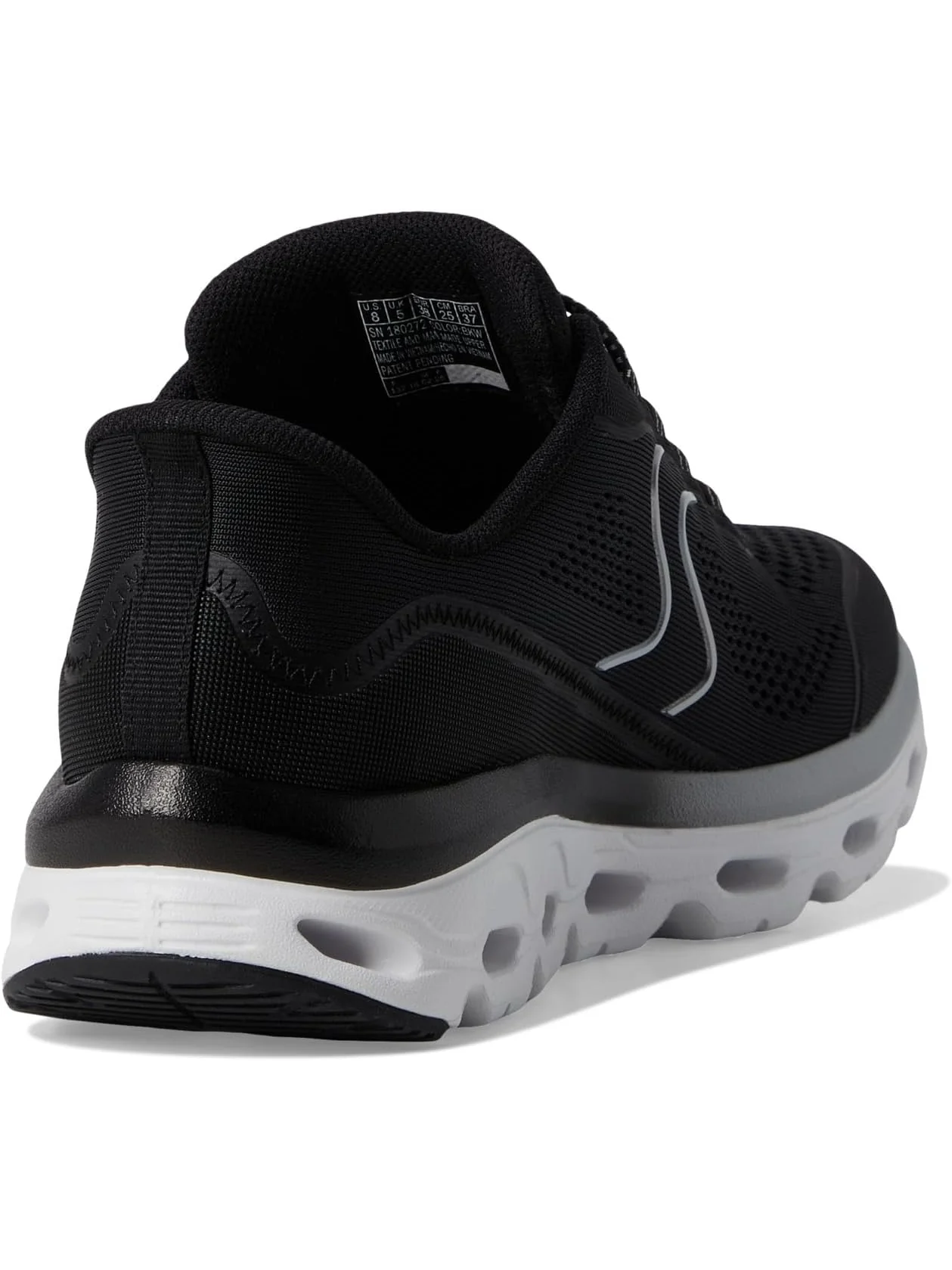 Кроссовки SKECHERS Glide Step Sole Hands Free Slip-Ins — изображение 5 из 7, черный/белый