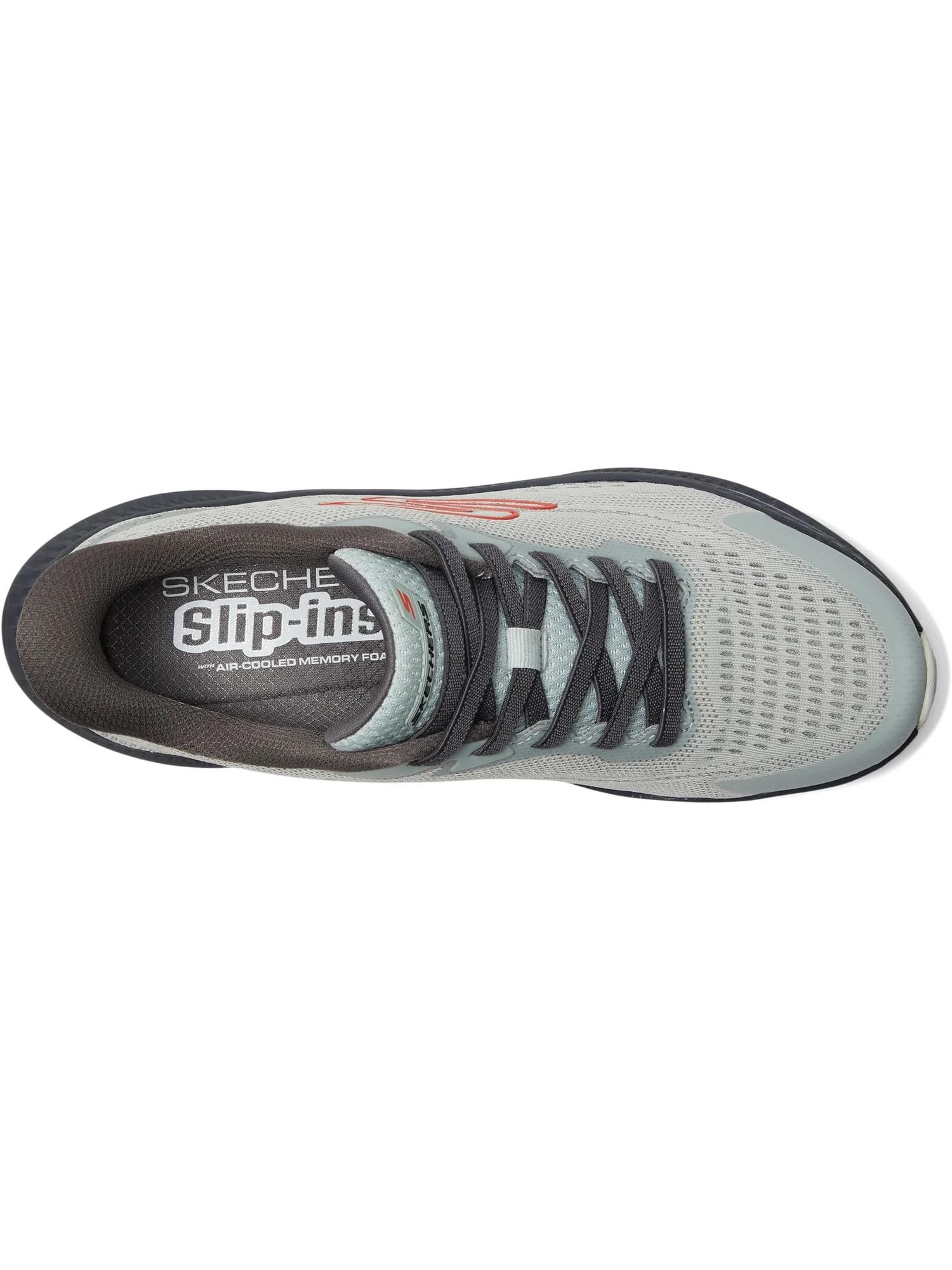 Кроссовки SKECHERS Go Run Consistent 2.0 Lockhart Hands Free Slip-In — изображение 2 из 7, серый/темно-серый