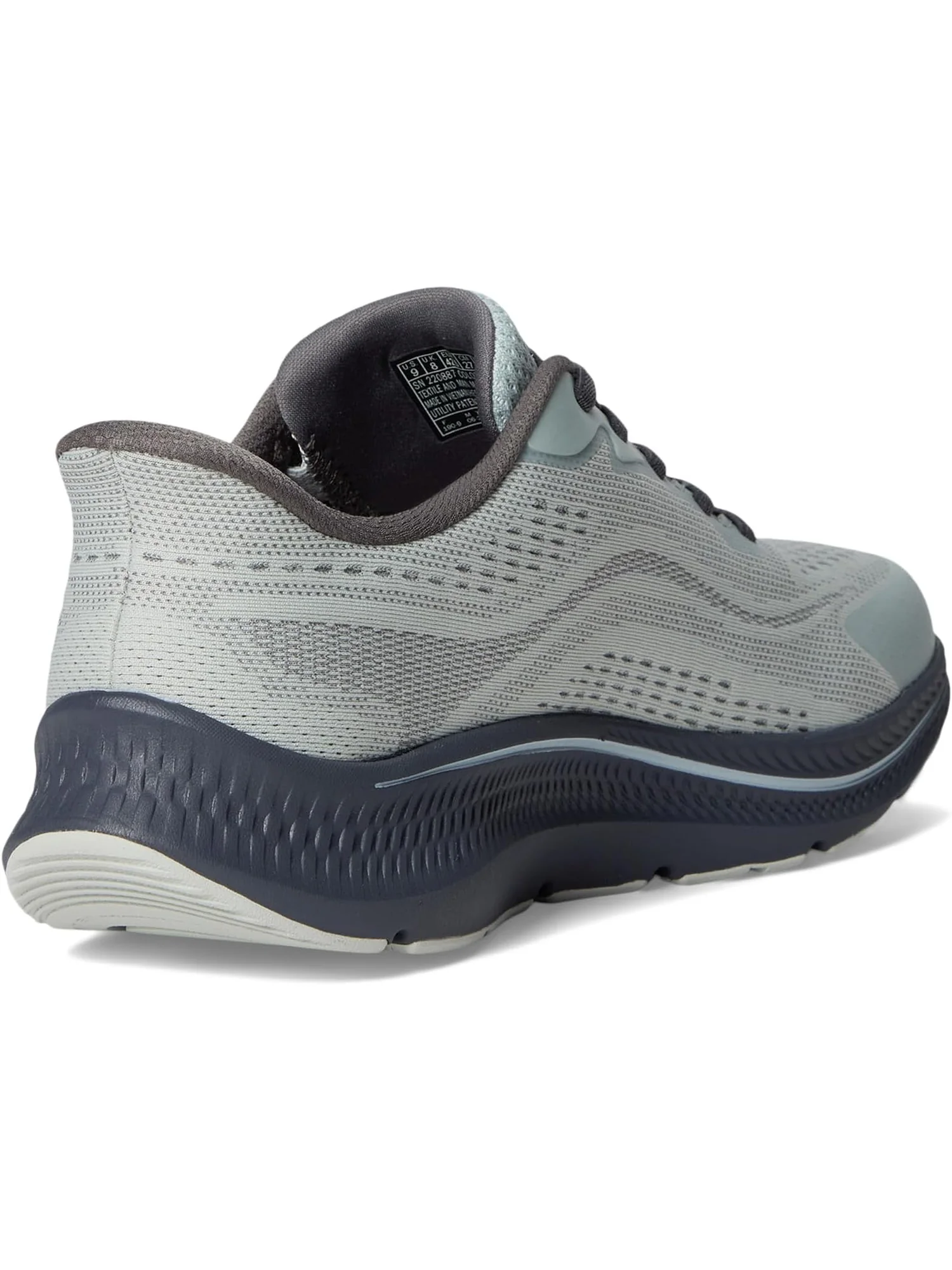 Кроссовки SKECHERS Go Run Consistent 2.0 Lockhart Hands Free Slip-In — изображение 5 из 7, серый/темно-серый