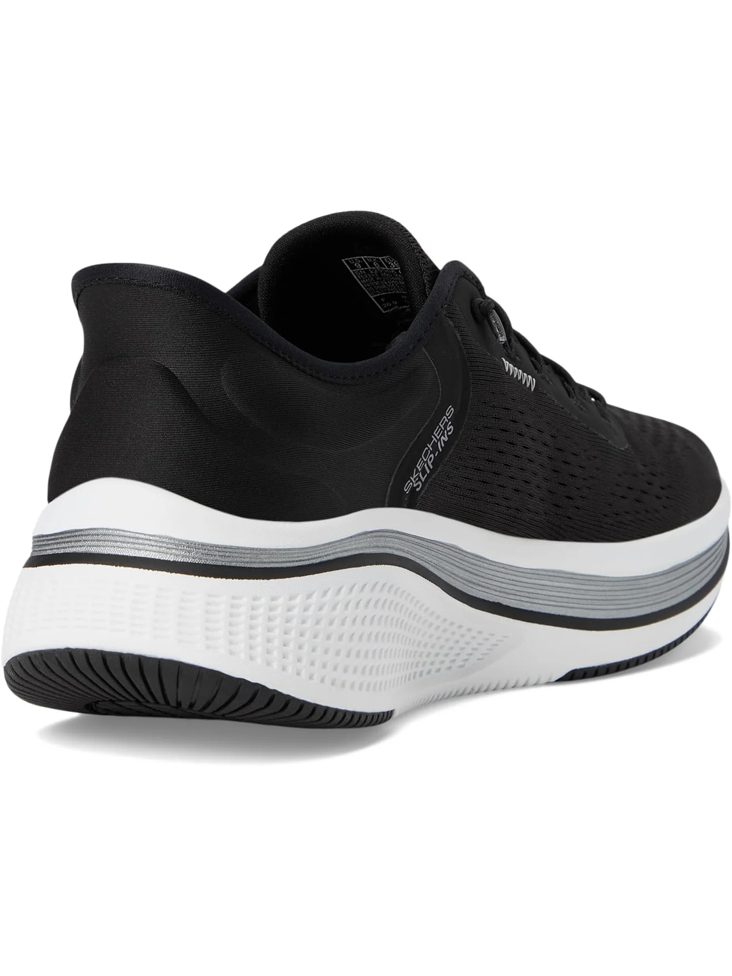 Кроссовки SKECHERS Go Run Elevate 2.0 Banyan Hands Free Slip-Ins — изображение 5 из 7, черный/белый