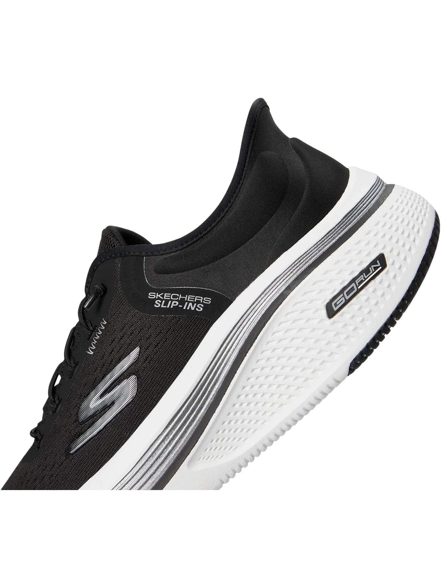 Кроссовки SKECHERS Go Run Elevate 2.0 Banyan Hands Free Slip-Ins — изображение 6 из 7, черный/белый
