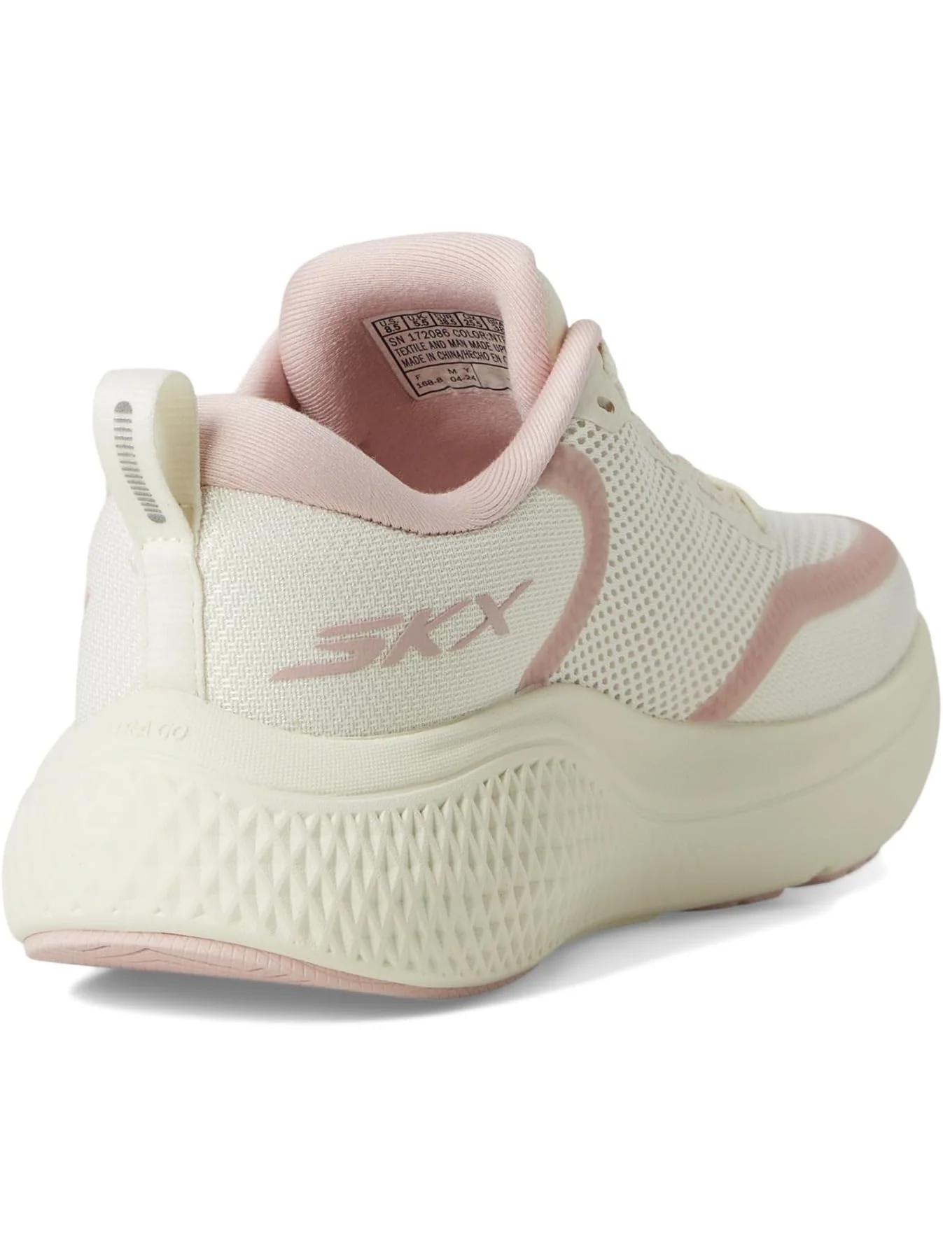 Кроссовки SKECHERS Go Run Supersonic Max — изображение 5 из 7, натуральный/розовый