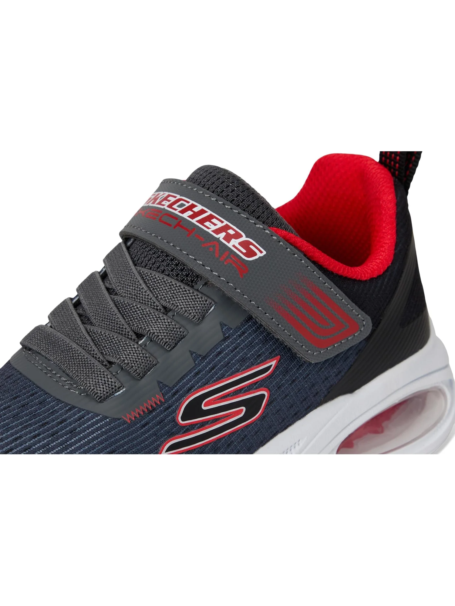 Кроссовки SKECHERS KIDS Microspec Max Advance-squad-p 404105L — изображение 6 из 7, темно-серый/черный