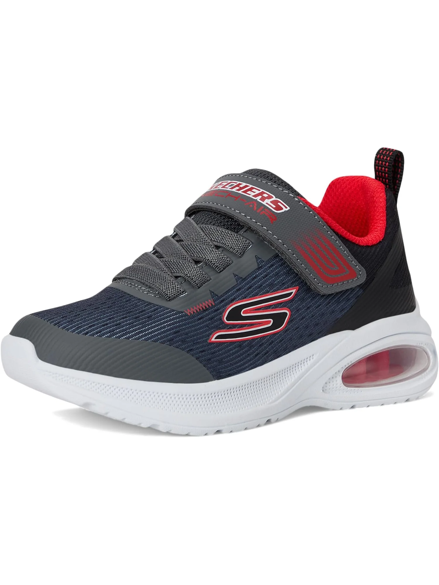 Кроссовки SKECHERS KIDS Microspec Max Advance-squad-p 404105L — изображение 7 из 7, темно-серый/черный